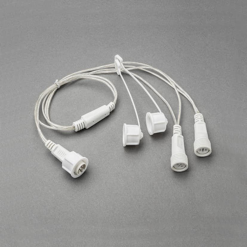 Förgreningskoppling Gnosjö Konstsmide 1-2 31v Transparent