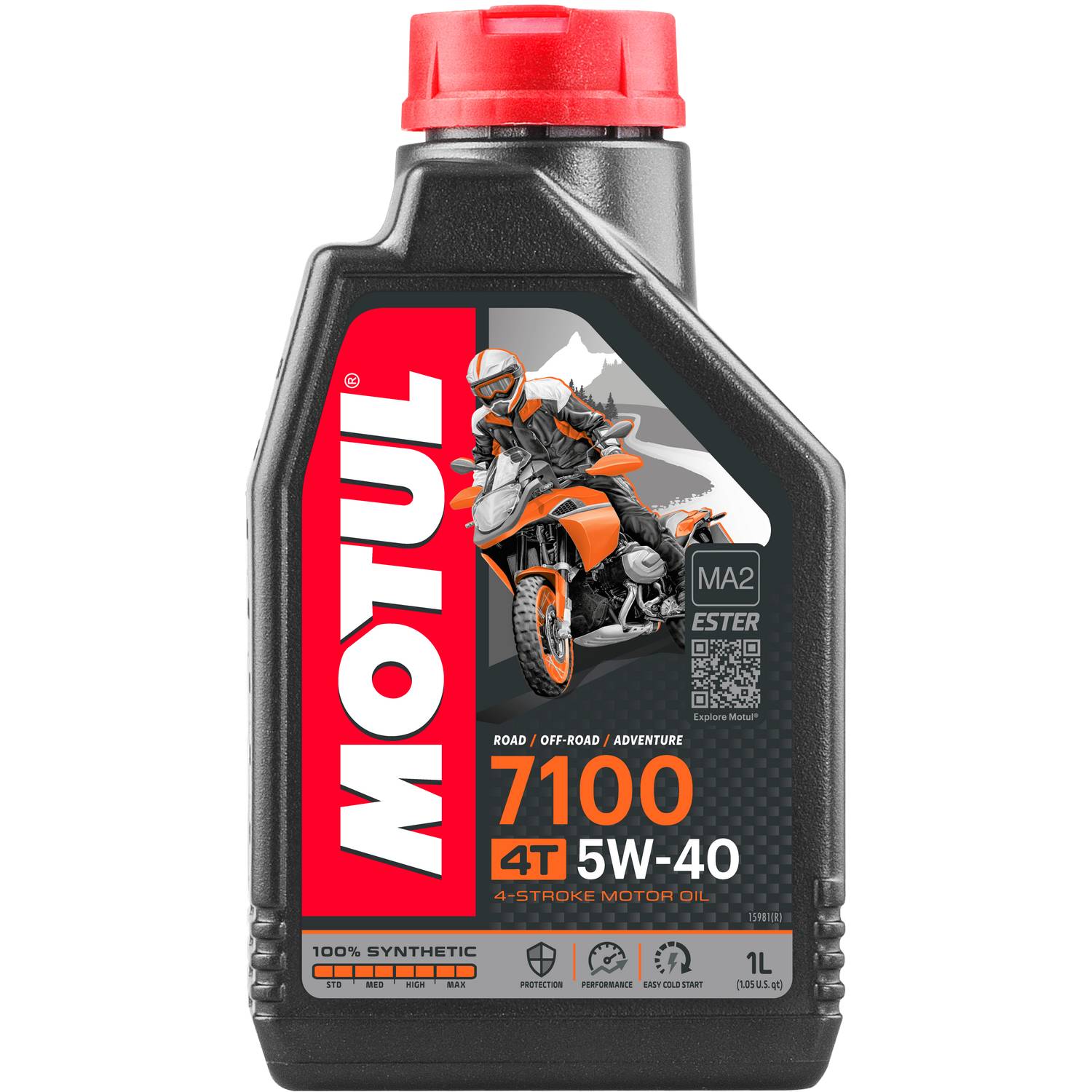 Motorcykelolja Motul7100 4T 5W-40