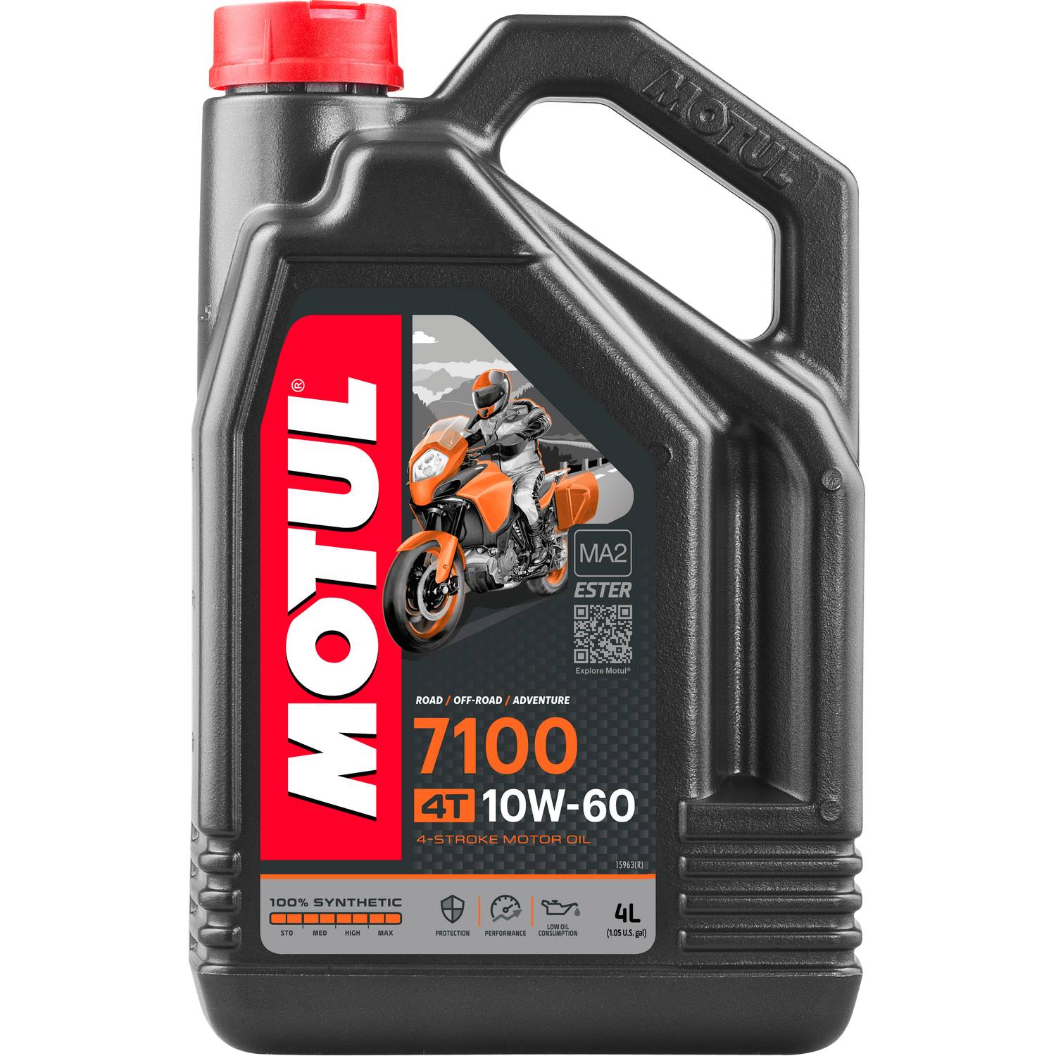 Motorcykelolja Motul7100 4T 10W-60