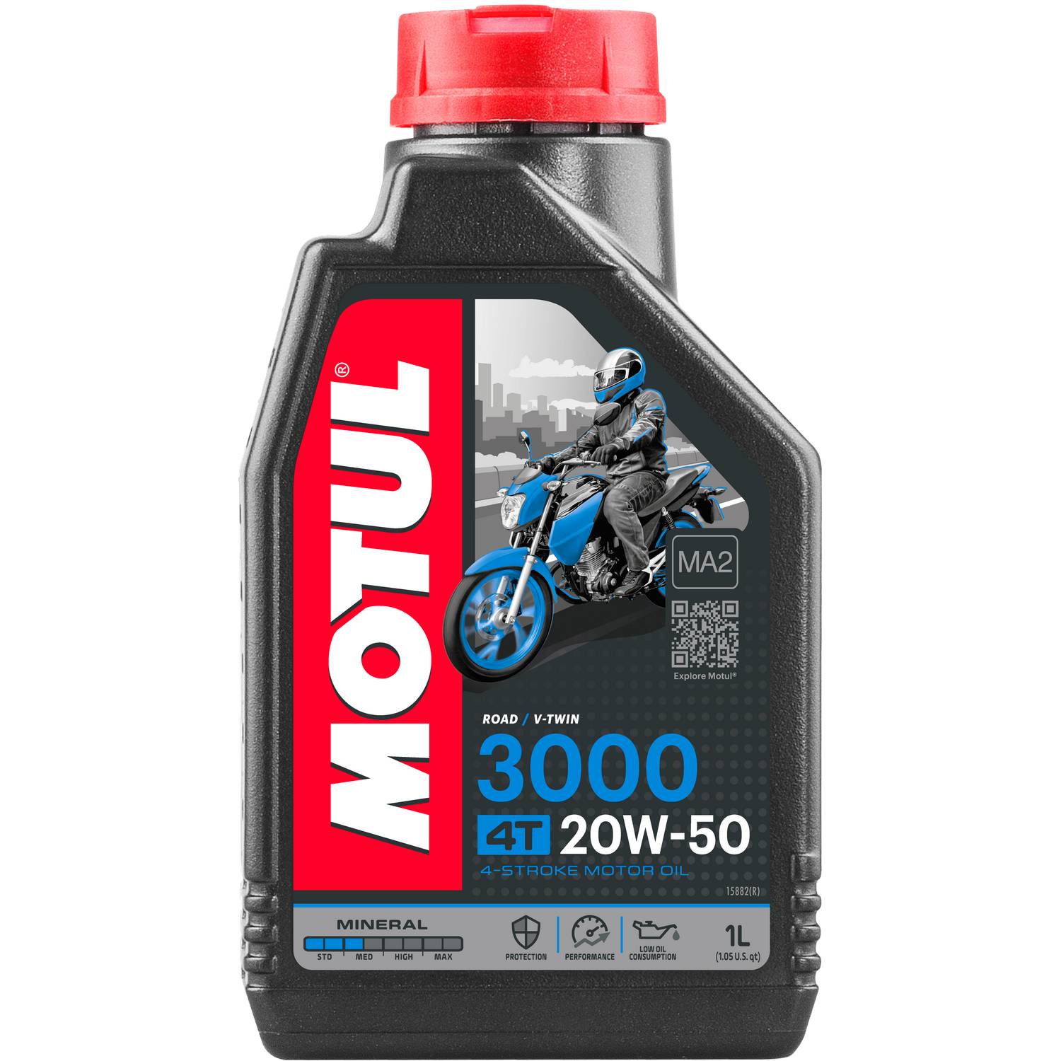 Motorcykelolja Motul3000 4T 20W-50