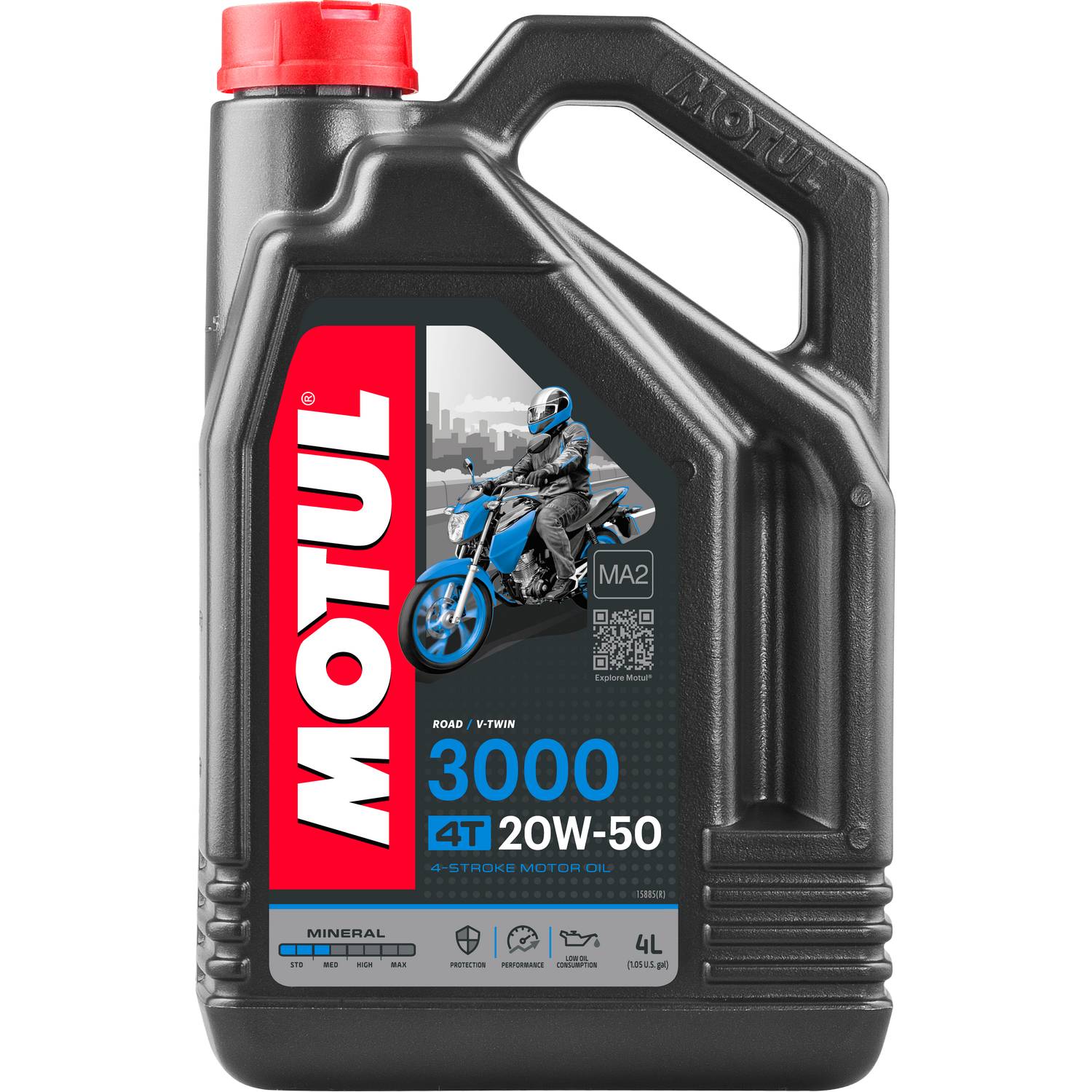 Motorcykelolja Motul3000 4T 20W-50