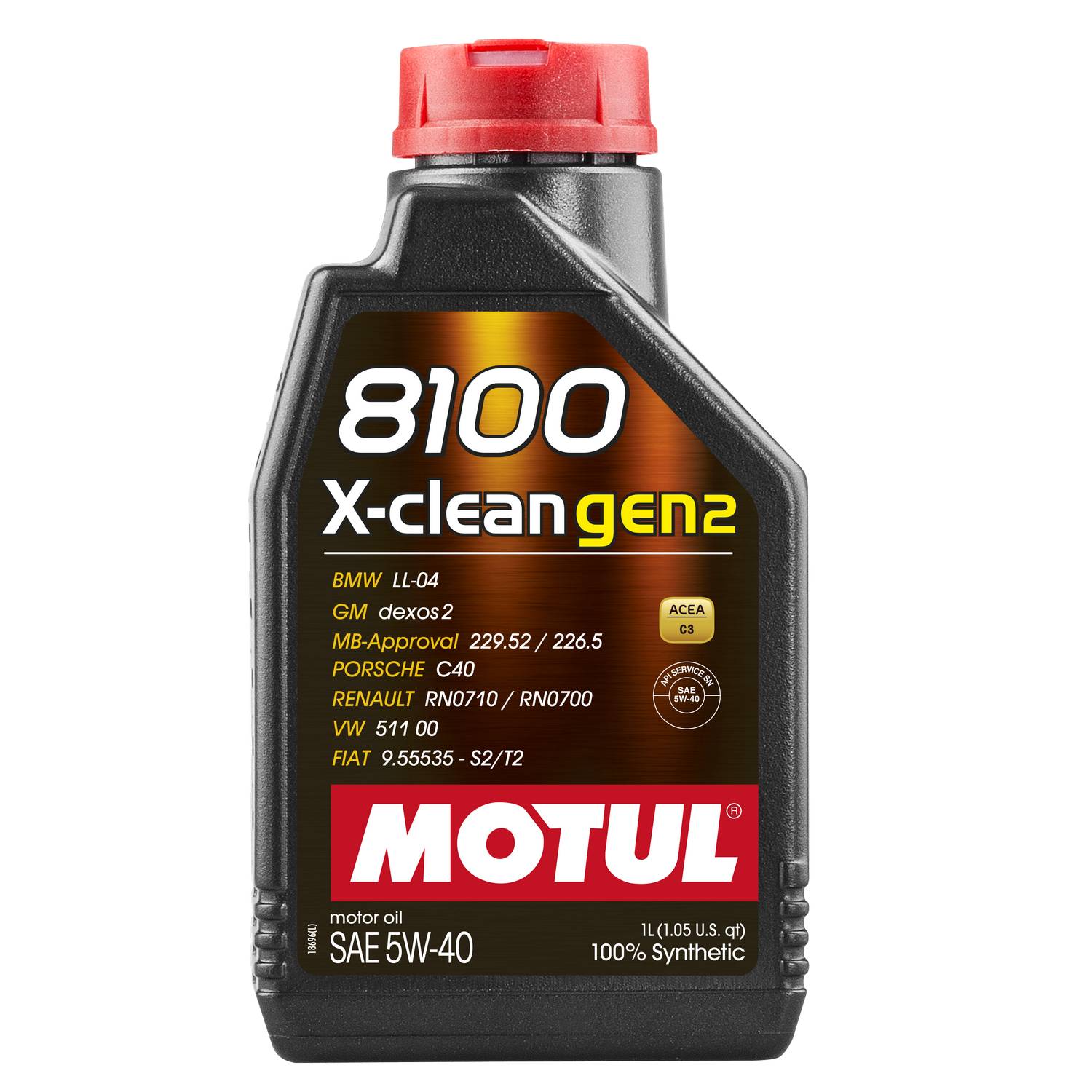 Motorolja Motul 8100 X-Clean Gen2 5W-40