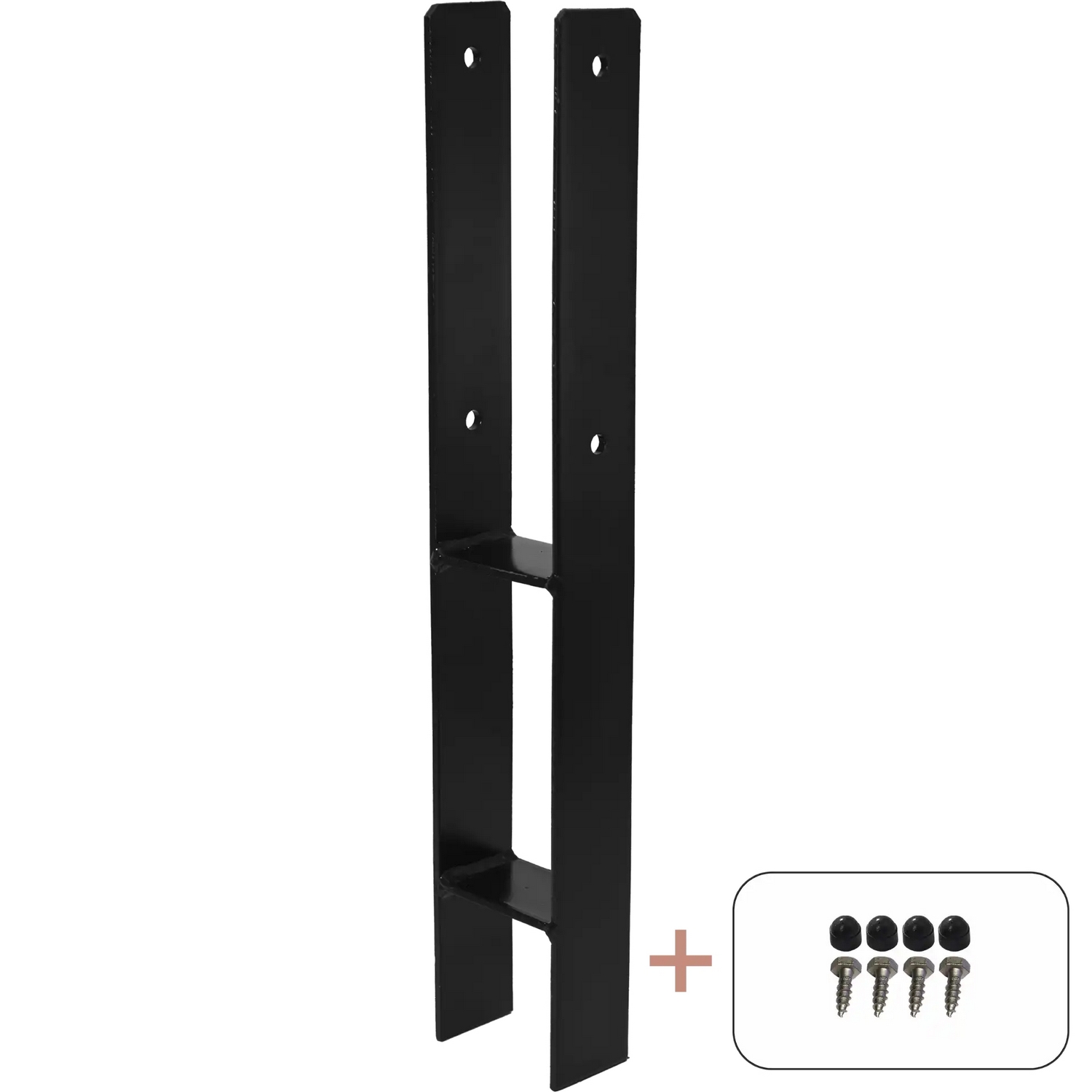 Stolpfot PLUS H Svart RAL 9005