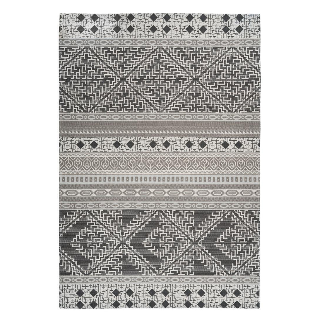 Utomhusmatta D-sign Clausri Lyd Taupe/Creme 80x150 cm
