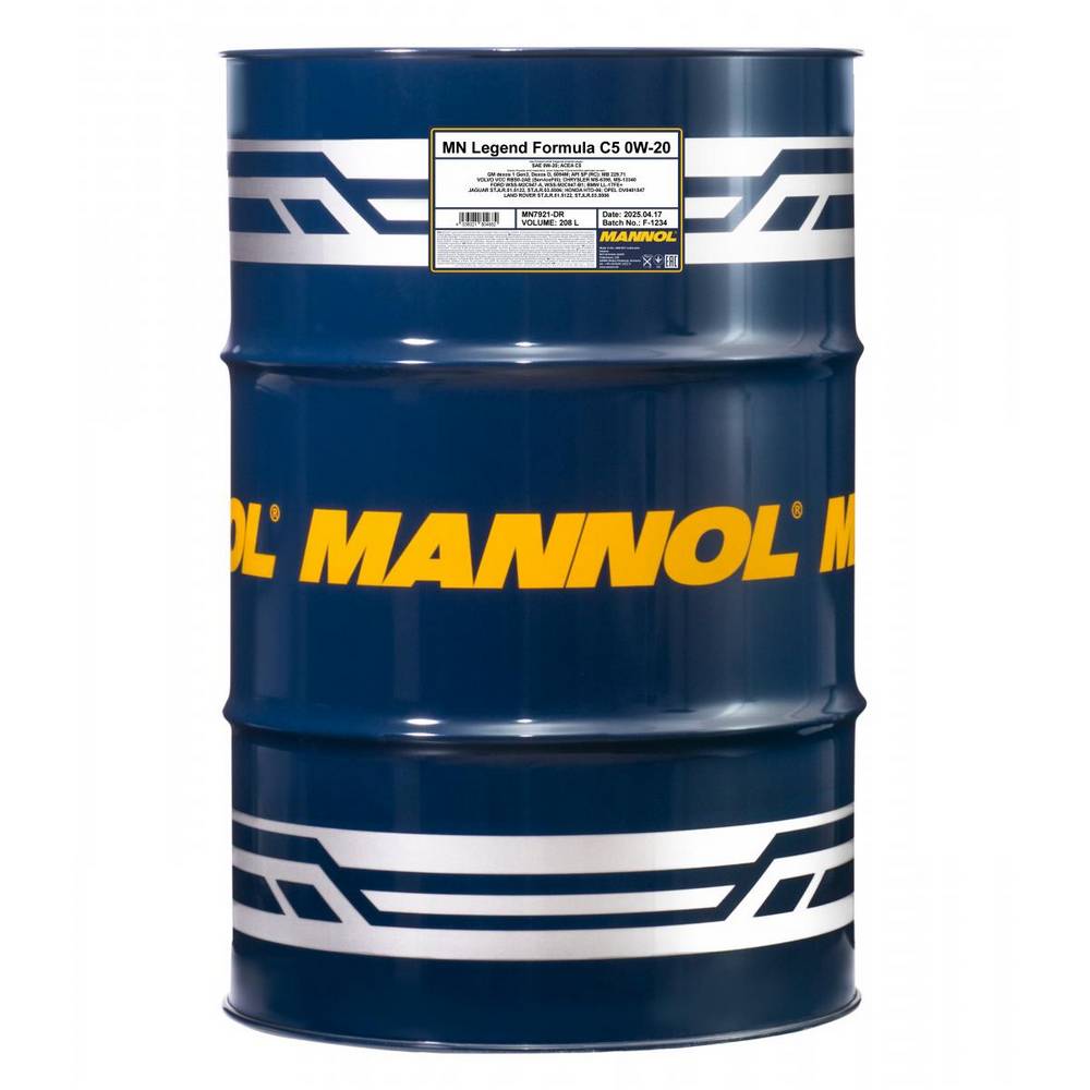Motorolja Mannol Legend Formula C5 0W-20 208L