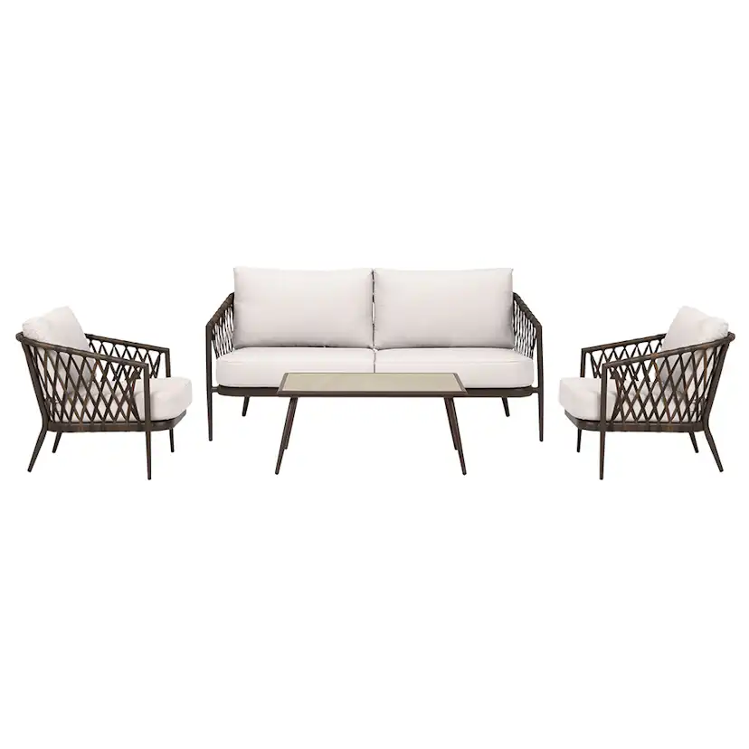 Loungegrupp Comfort Garden Harvey med Dynor