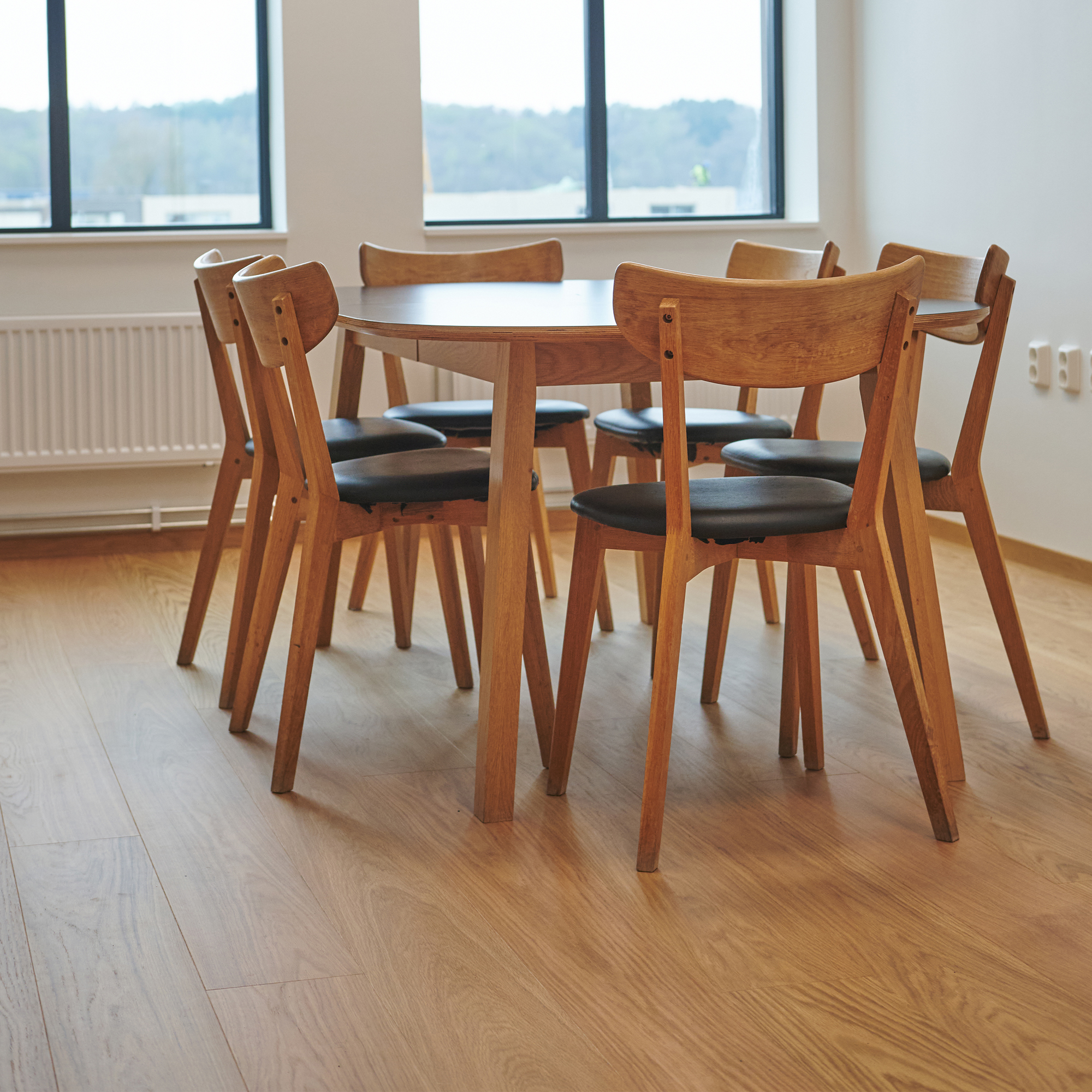 Trägolv Bjelin Härdad Ek Oak Nature Natural