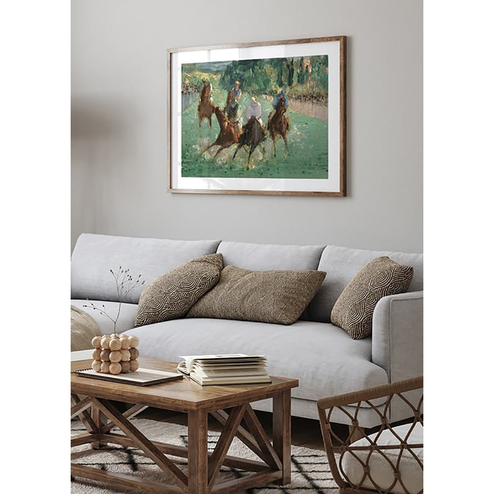 Poster Gallerix At The Races By Édouard Manet