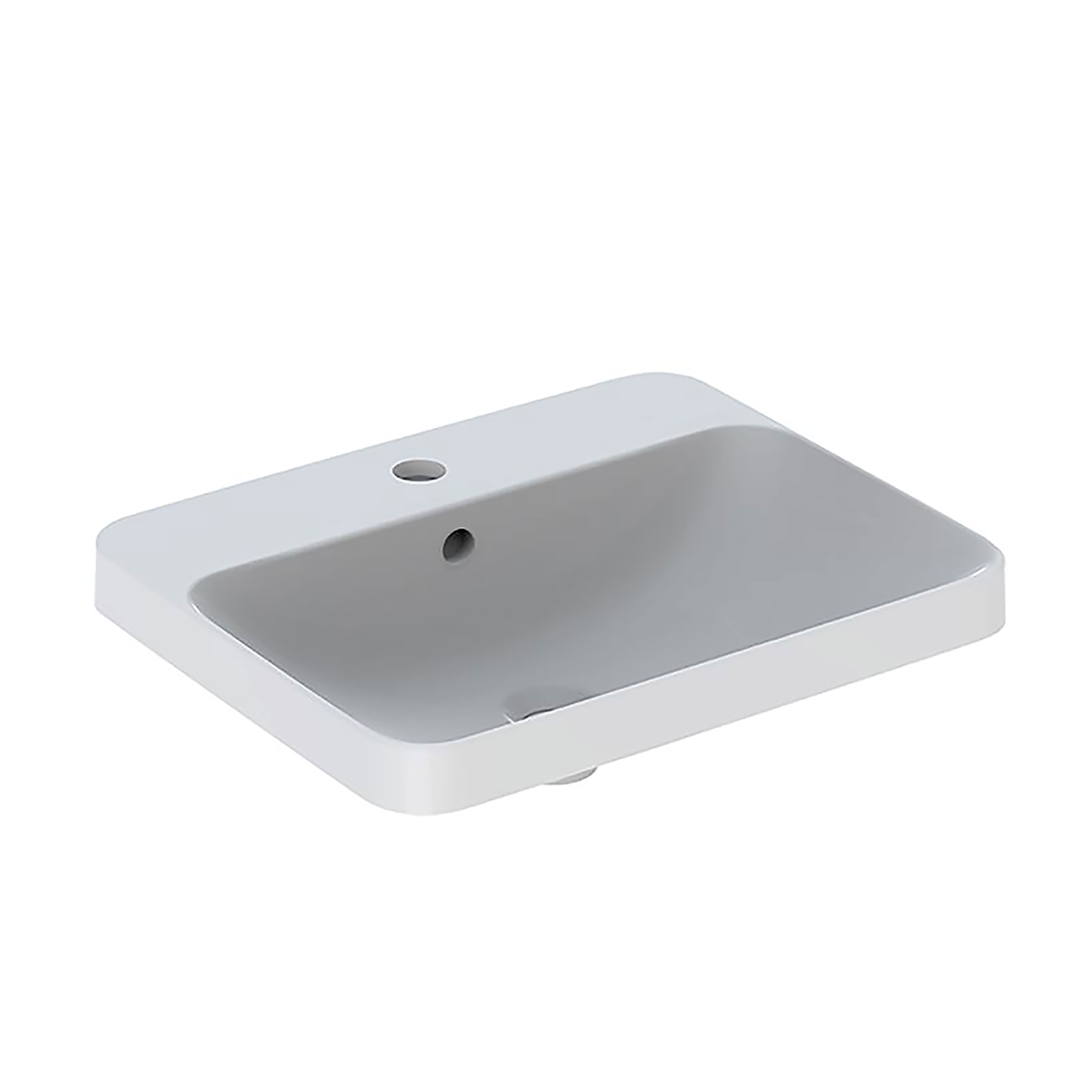 Tvättställ Geberit Variform 550 mm Infälld Rektangulärt Kanthylla