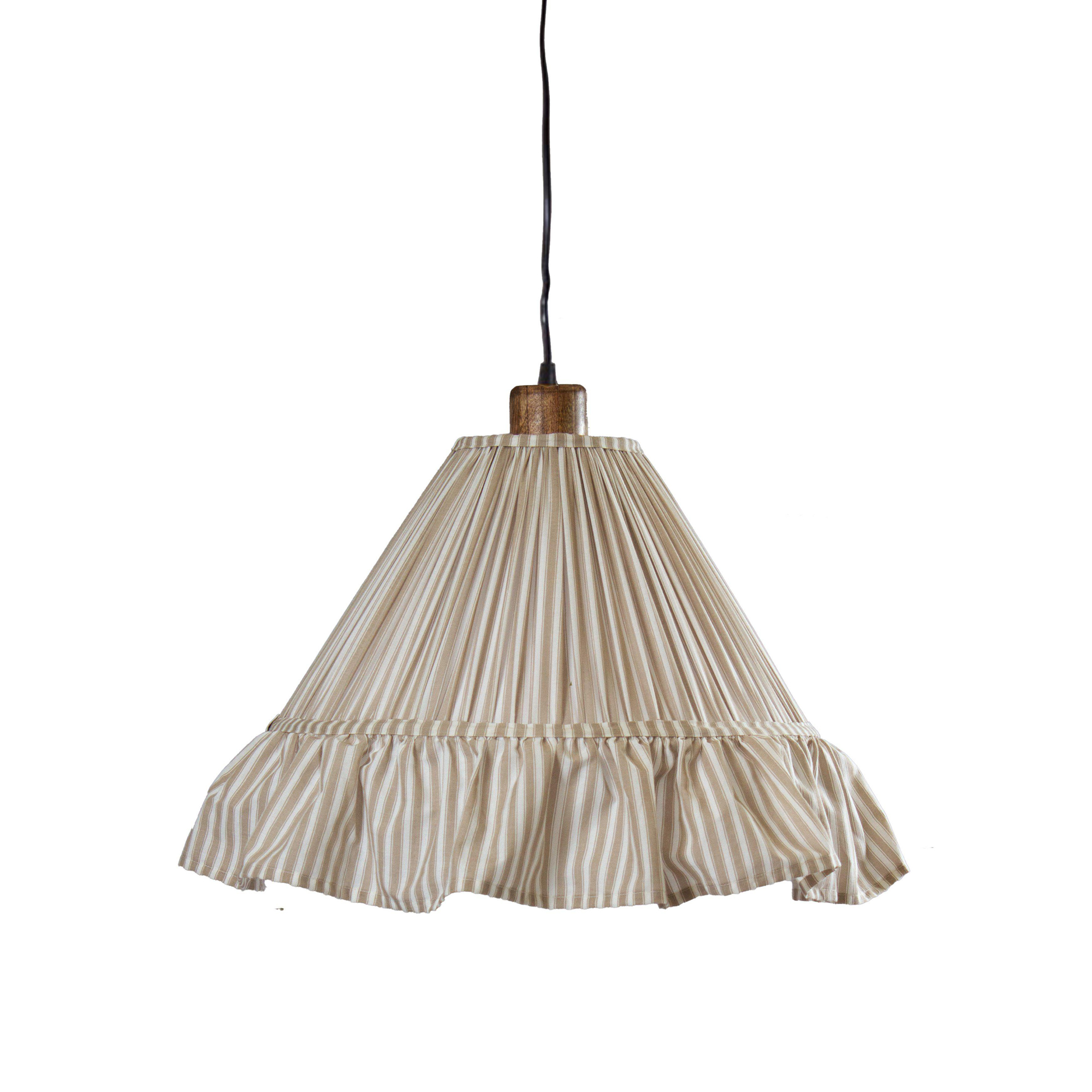 Taklampa PR Home Estrid Skärm med Volang