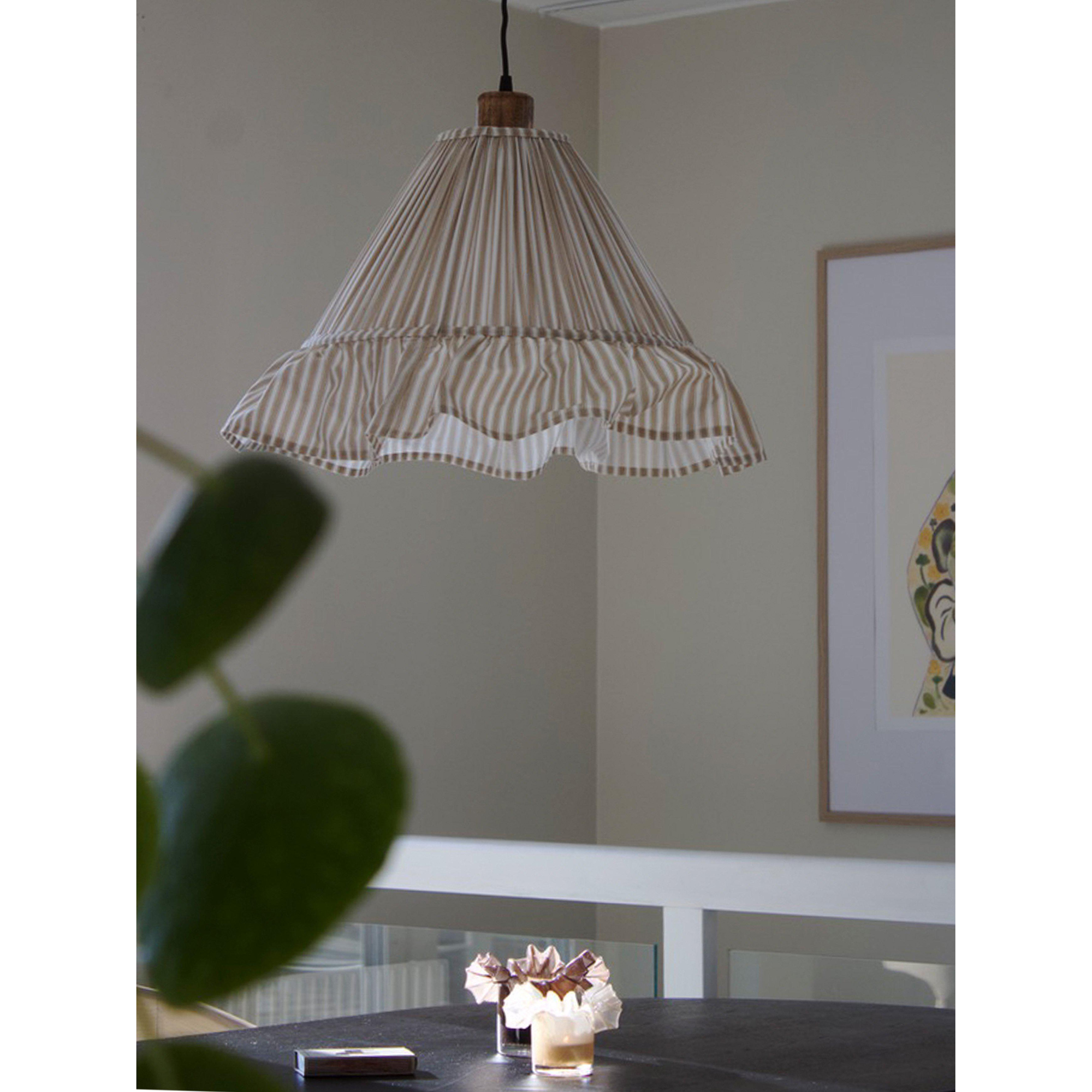 Taklampa PR Home Estrid Skärm med Volang