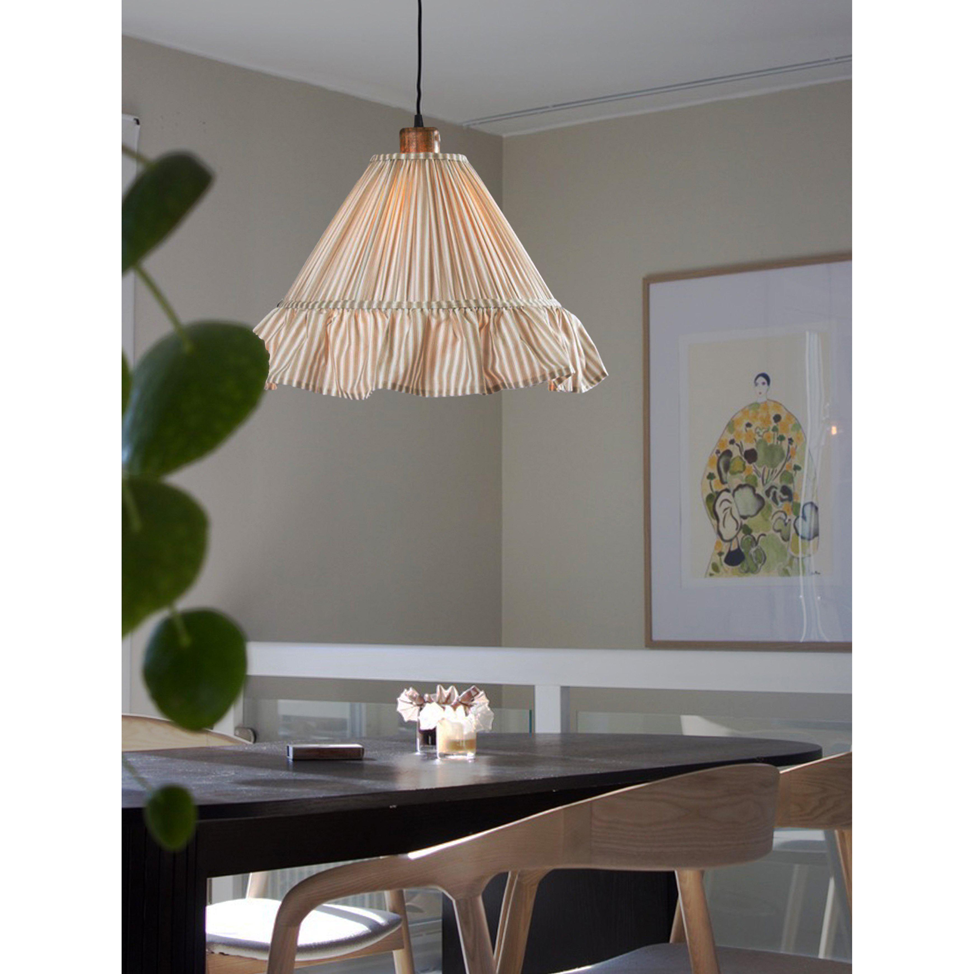 Taklampa PR Home Estrid Skärm med Volang