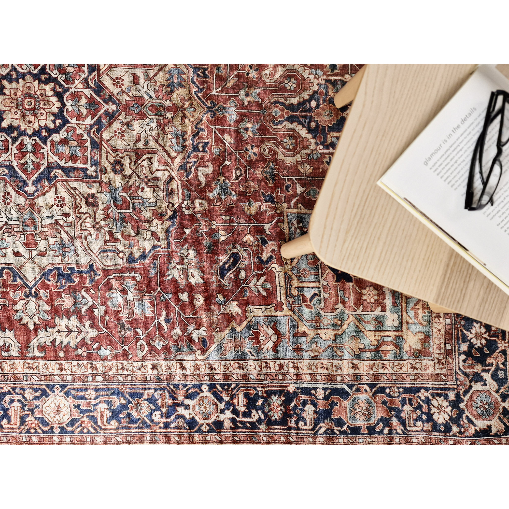 Wiltonmatta KM Carpets Amber Medallion Klassisk Lyster