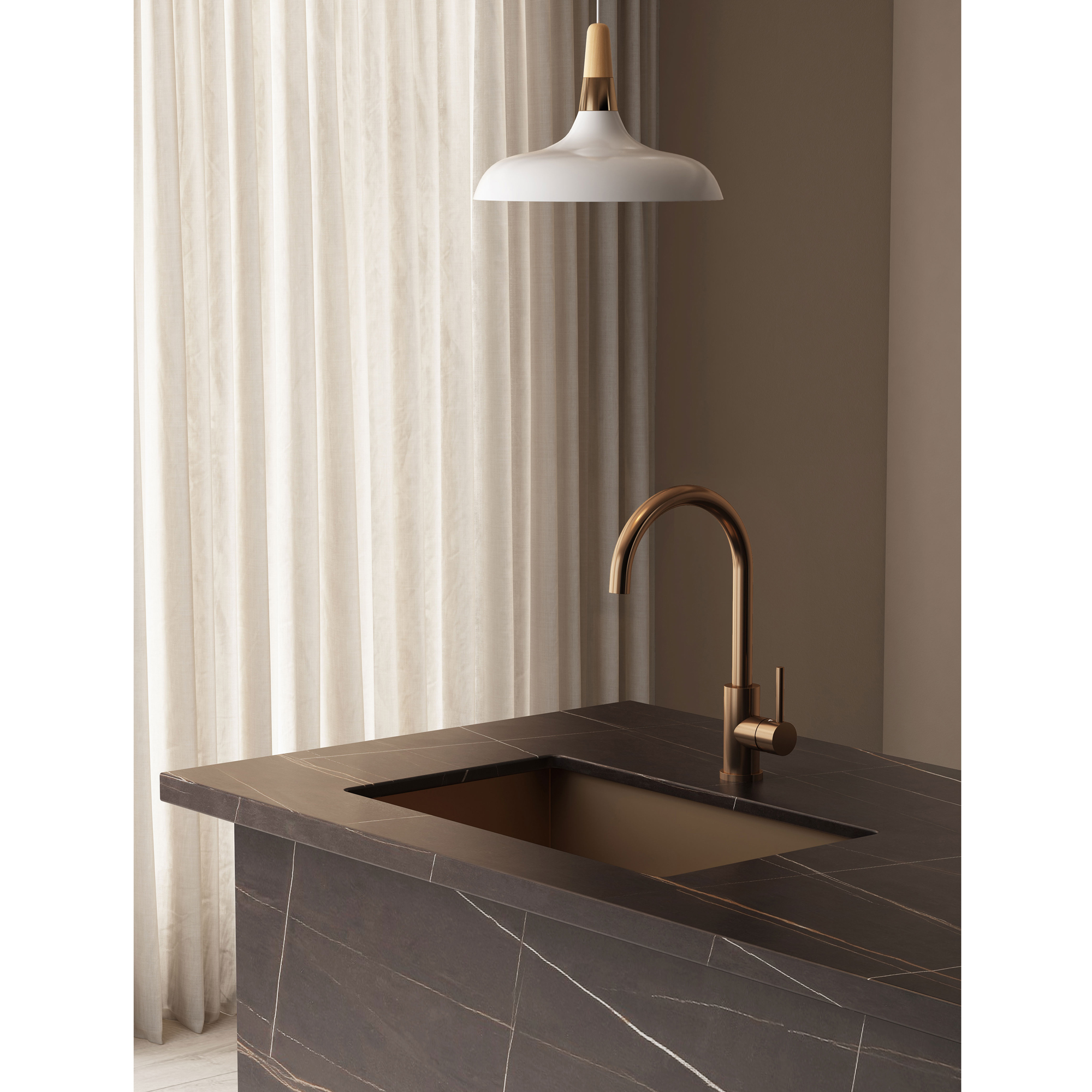 Köksblandare Kubus 140 Round