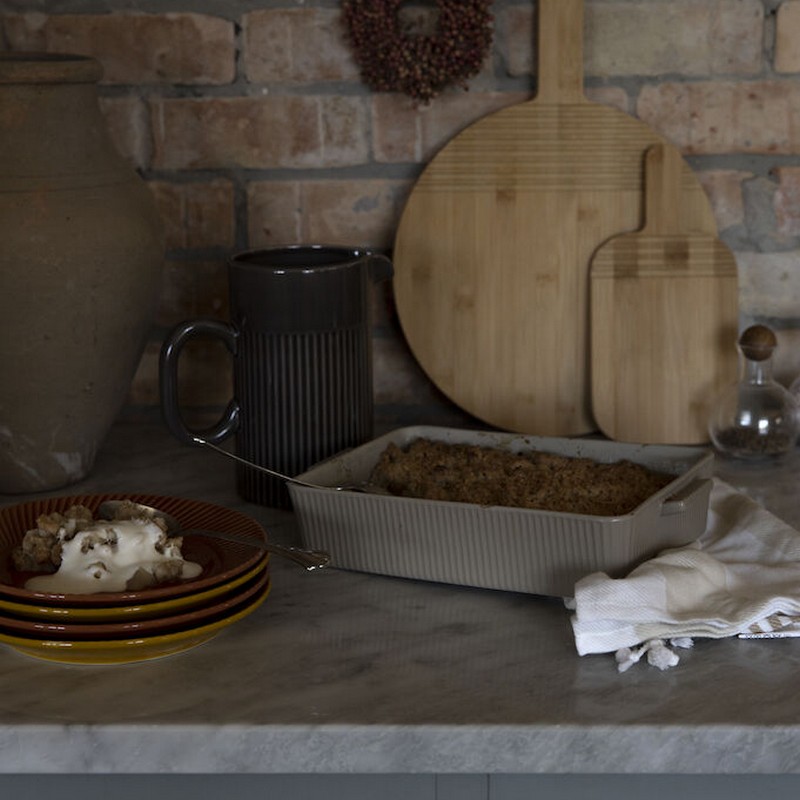 Ugnsform Sagaform Flora Beige