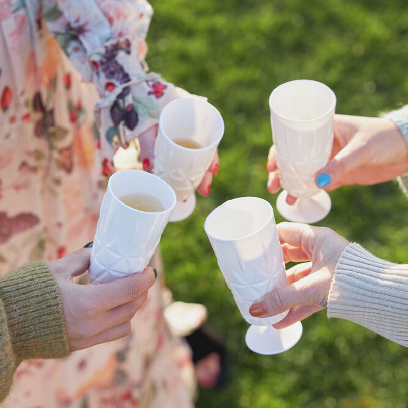 Champagneglas Sagaform Picknick Plast 4-Pack