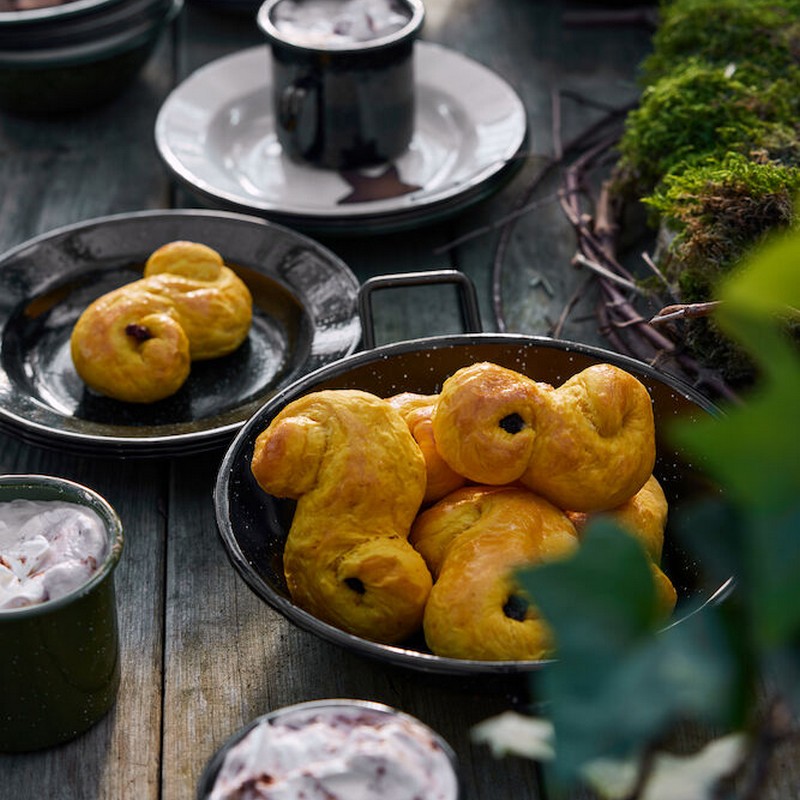 Emaljtallrik Sagaform Doris Ø20 cm