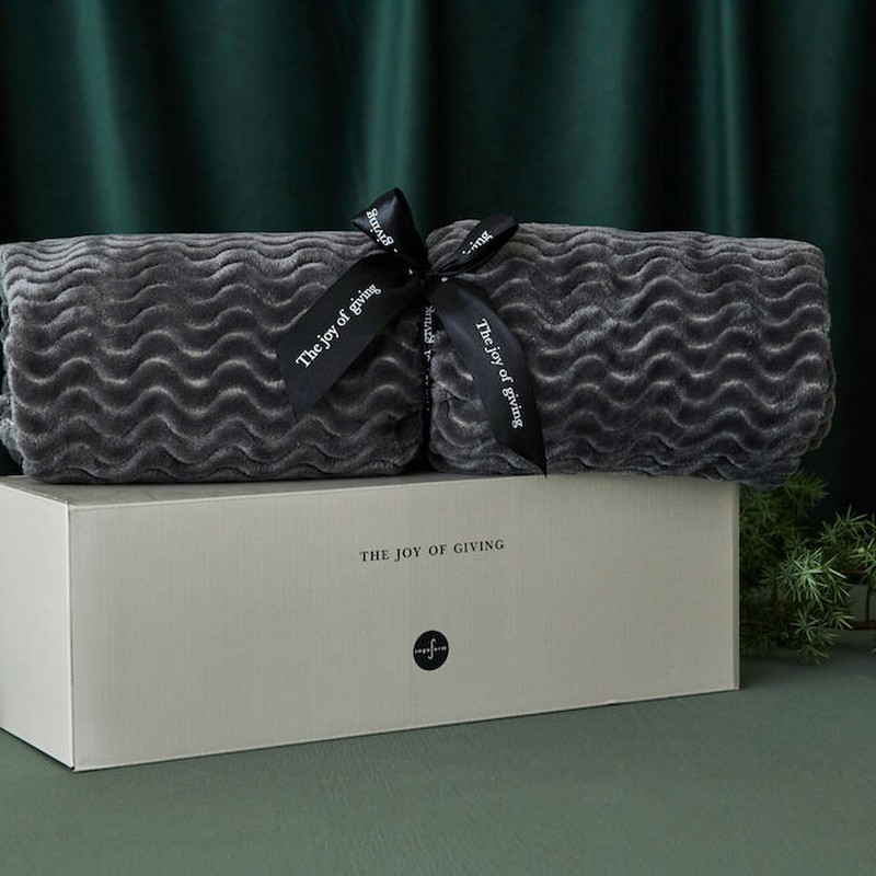 Fleecepläd Sagaform Agnes