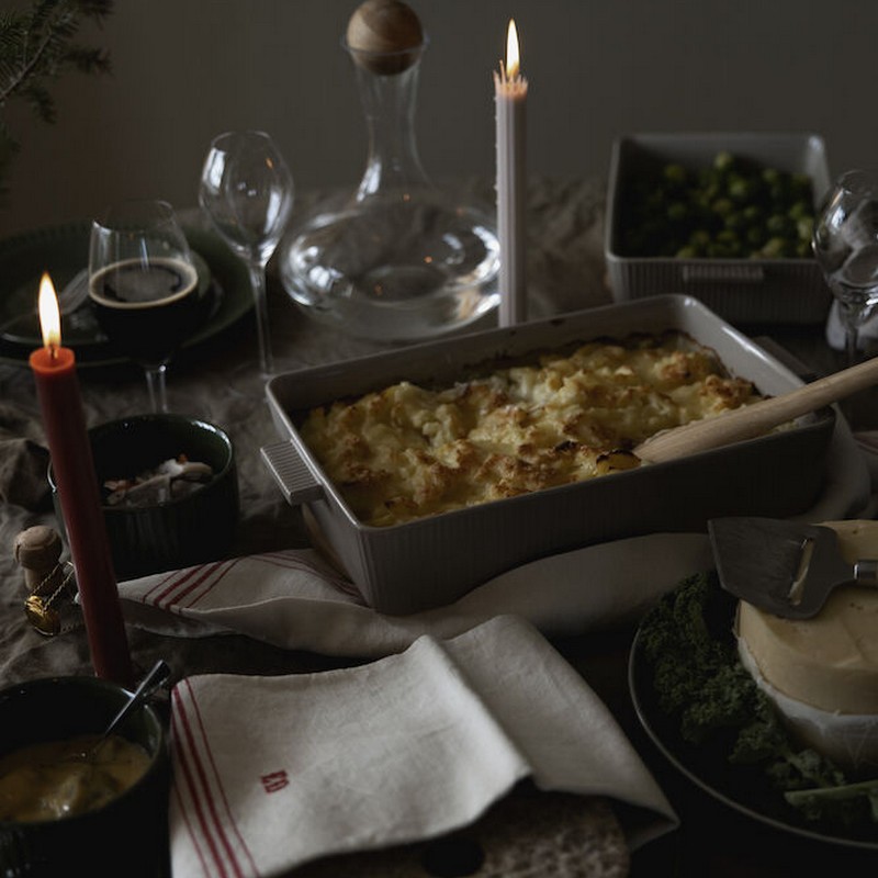 Ugnsform Sagaform Flora Beige