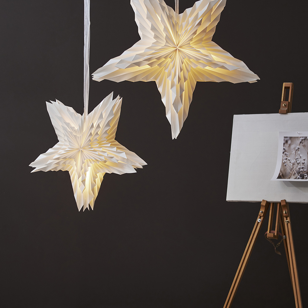 Adventsstjärna Star Trading White