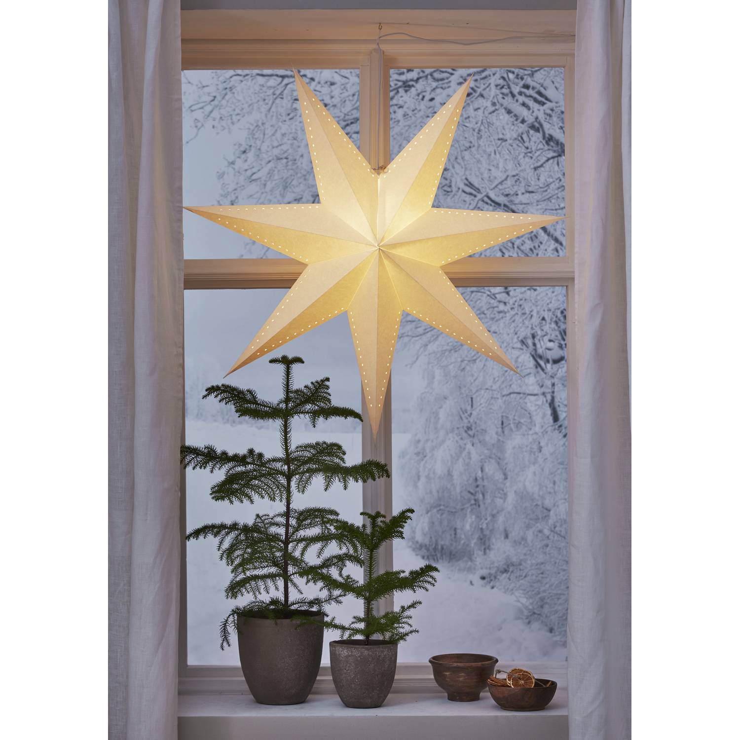 Adventsstjärna Star Trading Mika Papperstjärna