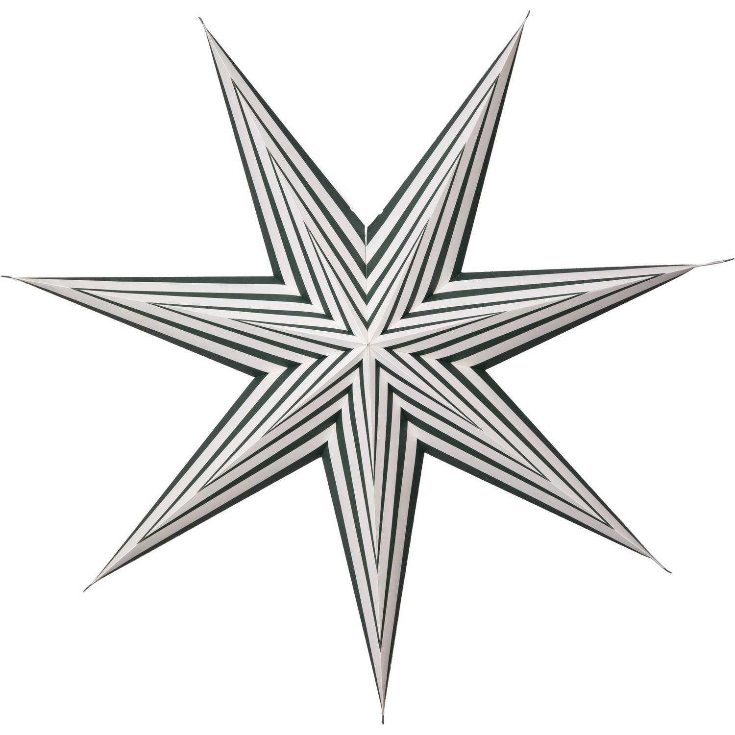 Adventsstjärna Star Trading Stripe Papperstjärna 60 cm