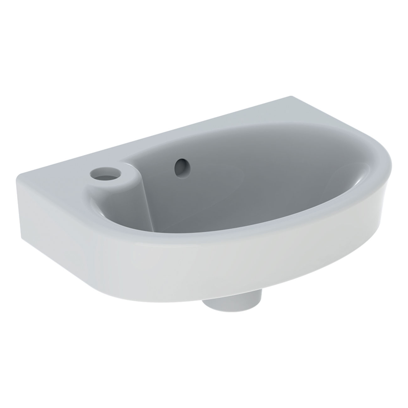 Tvättställ Ifö Vinta Asymmetriskt Rund 400 mm