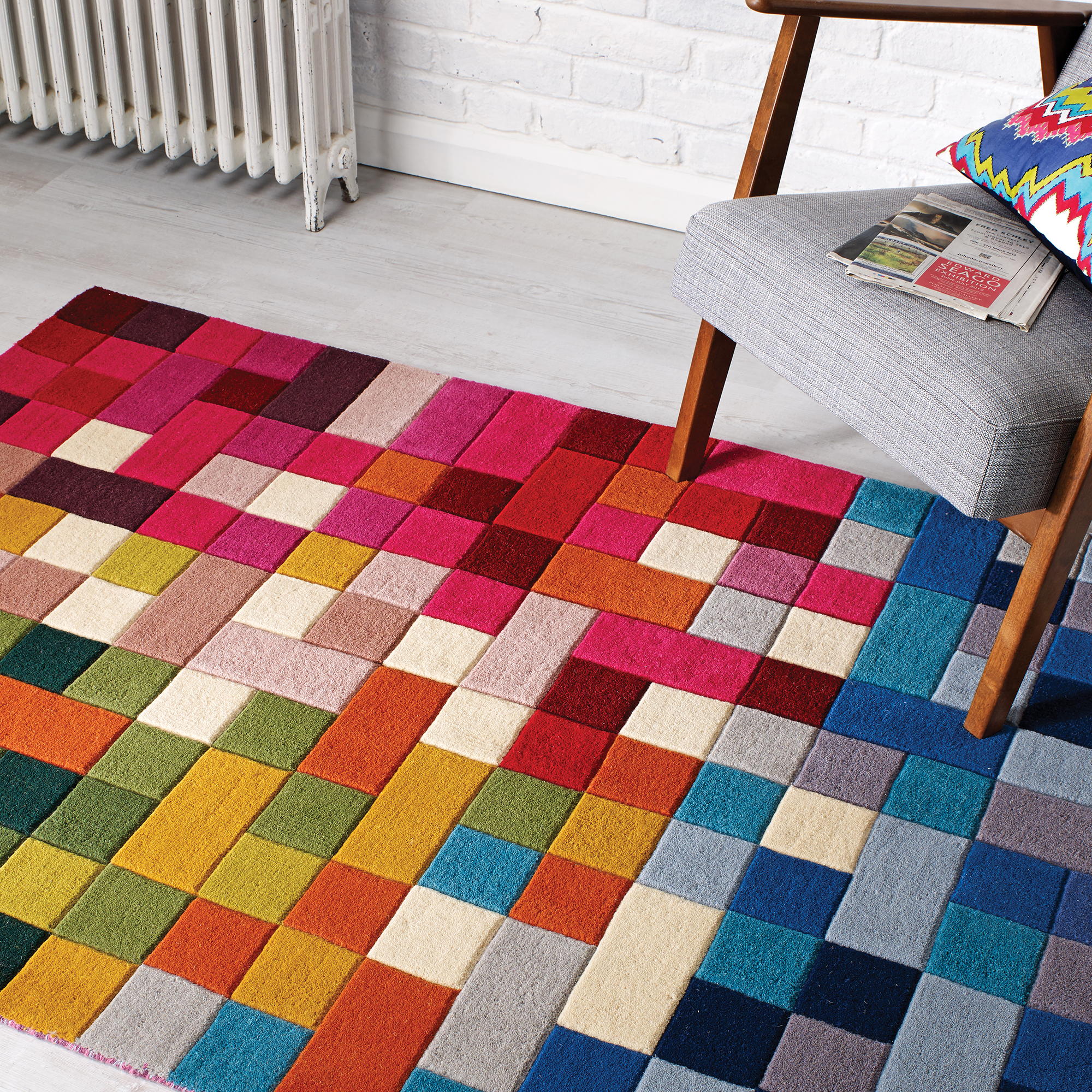 Luggmatta Flair Rugs Lucea Flerfärgad Ull