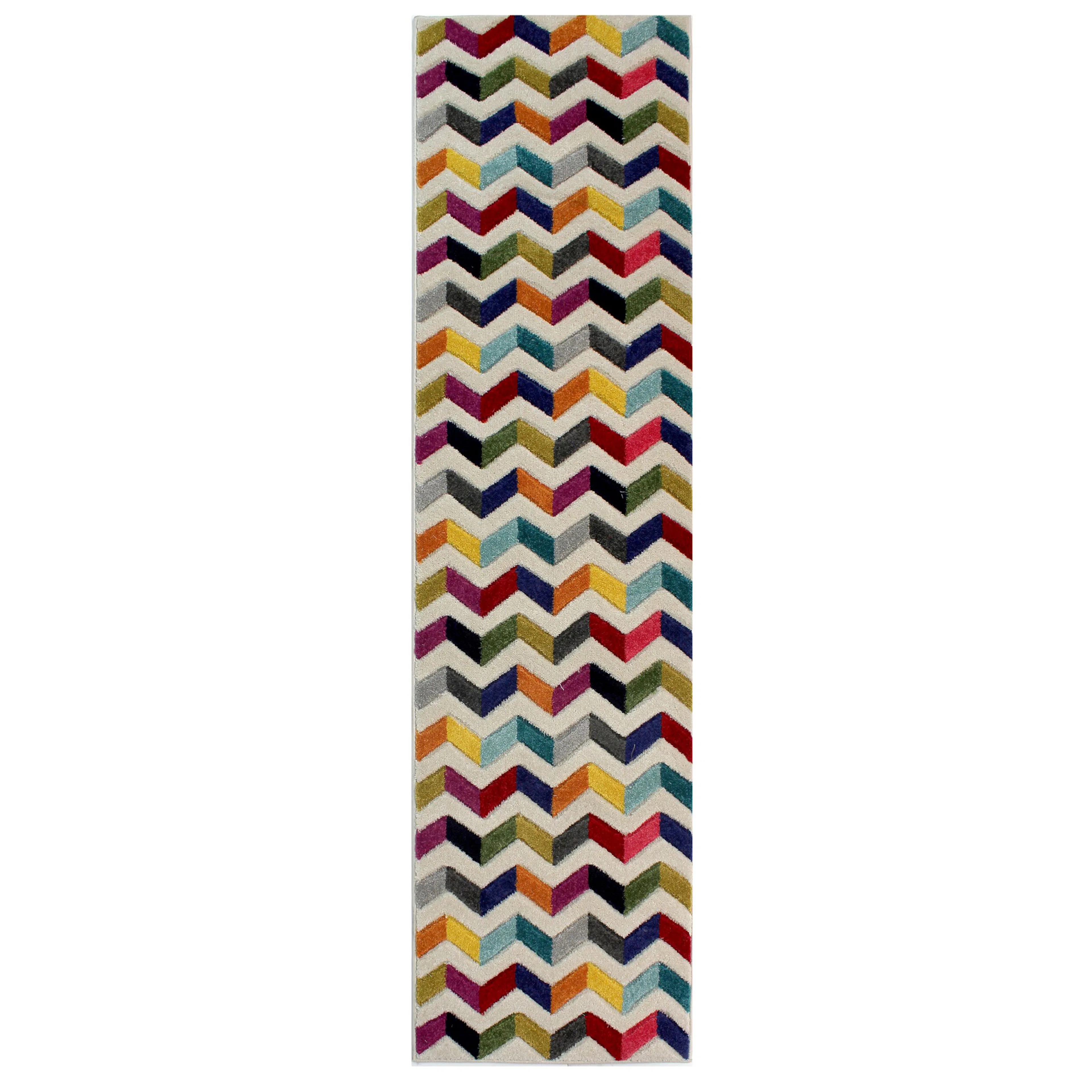 Friezematta Flair Rugs Bolero Flerfärgad 66x230
