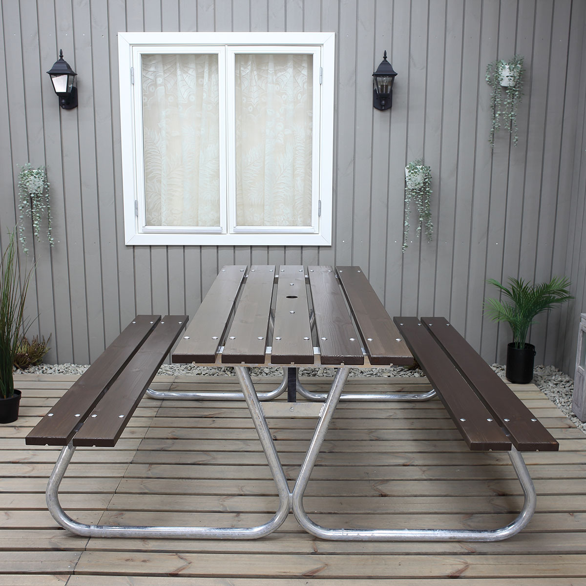 Picknickbord Baltic Garden Stabil Utan Ryggstöd