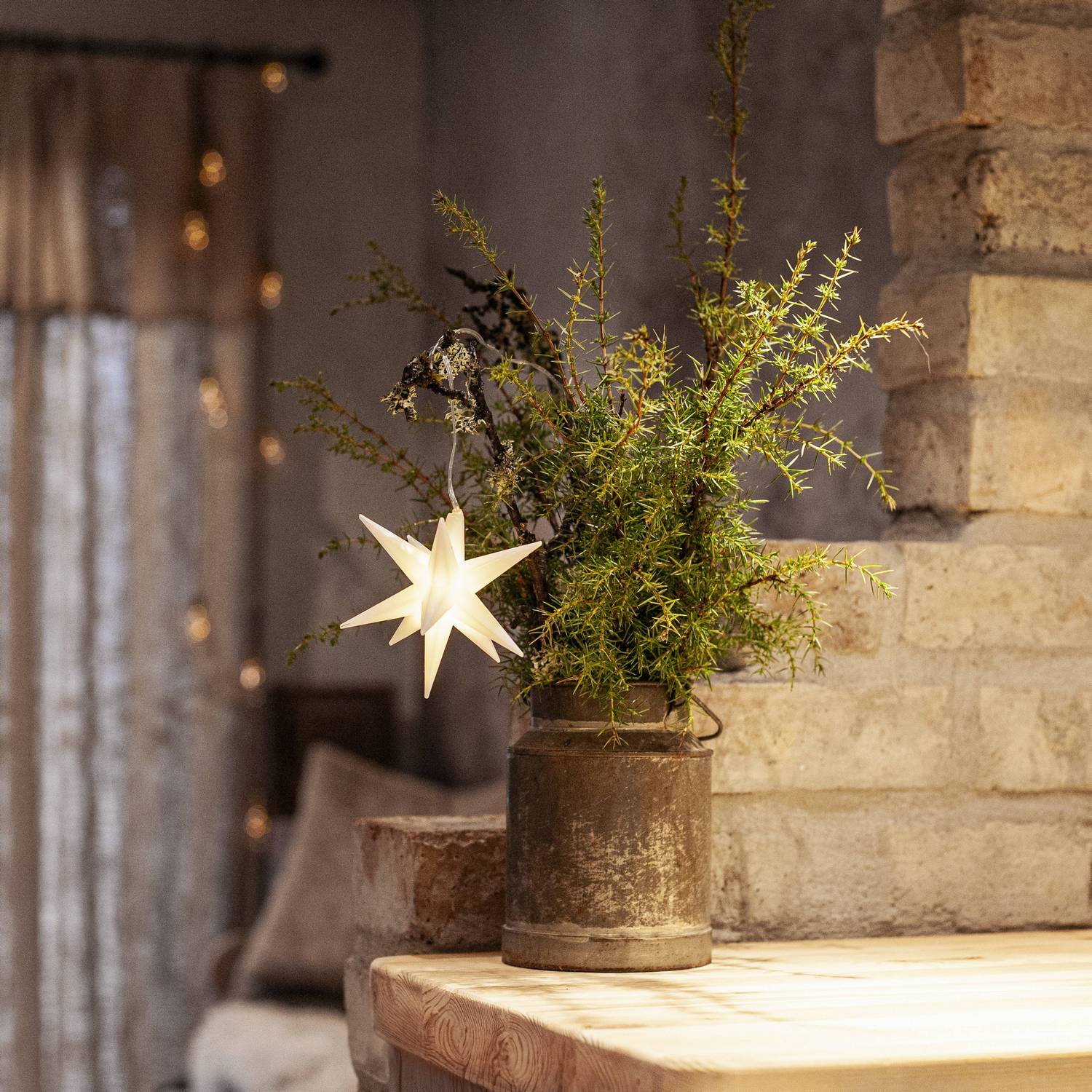 Mini Adventsstjärna Star Trading Alice Moravian Star Batteridriven