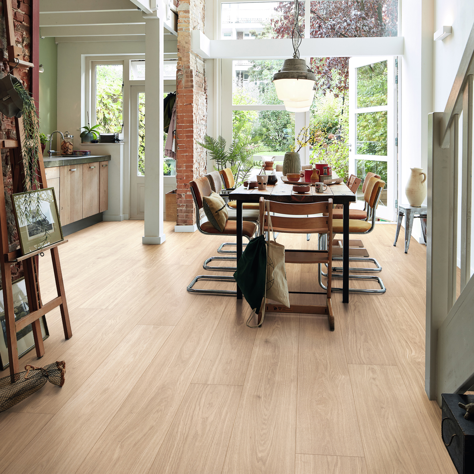 Trägolv Meister Off-White Harmonious Borstad Ek