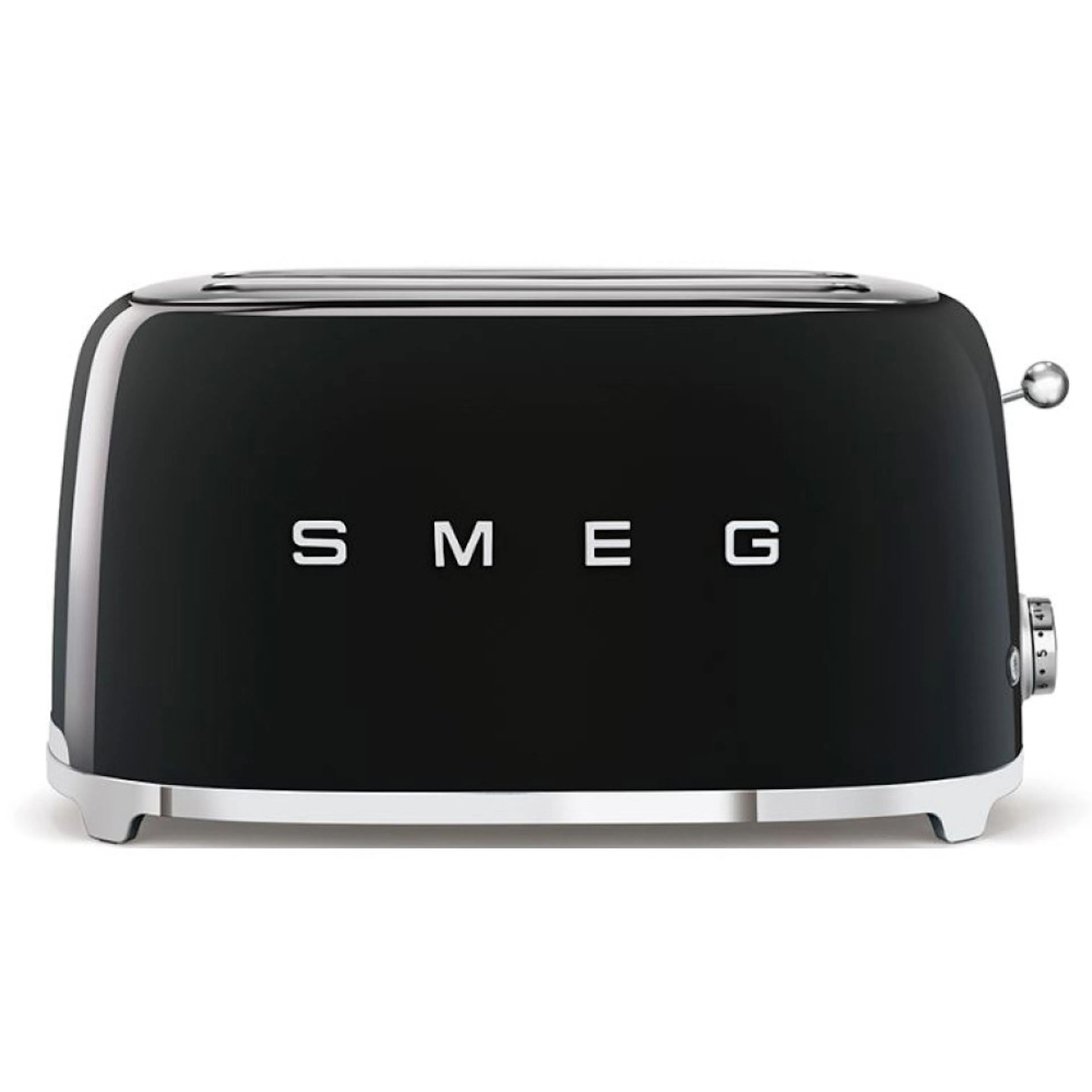 Brödrost Smeg TSF02BLEU Svart Retro Design med Extra Breda Fack