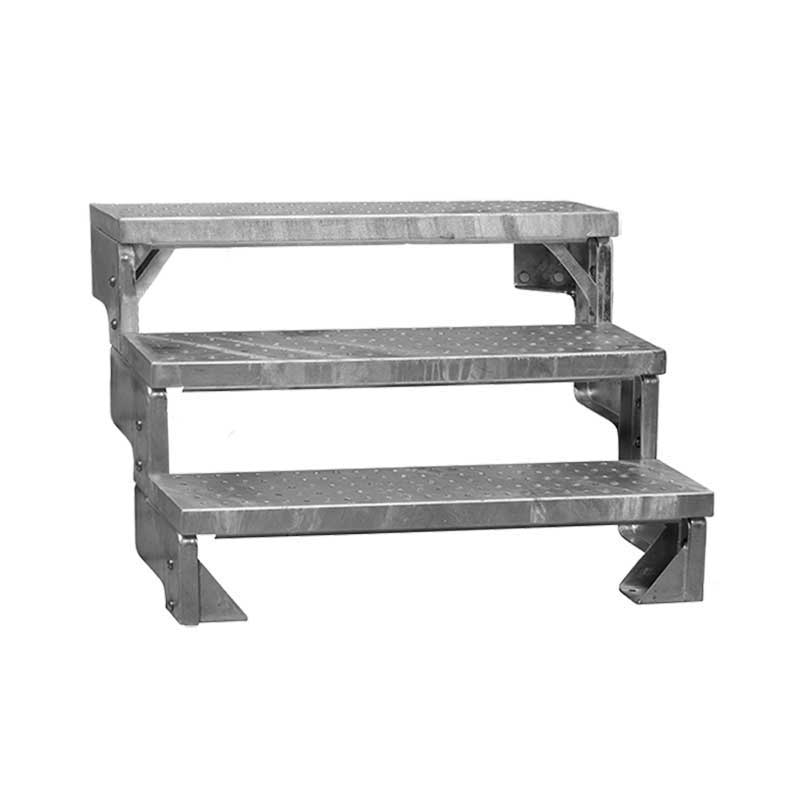 Trädgårdstrappa Dolle Gardentop utan Räcke H: 540-660 cm
