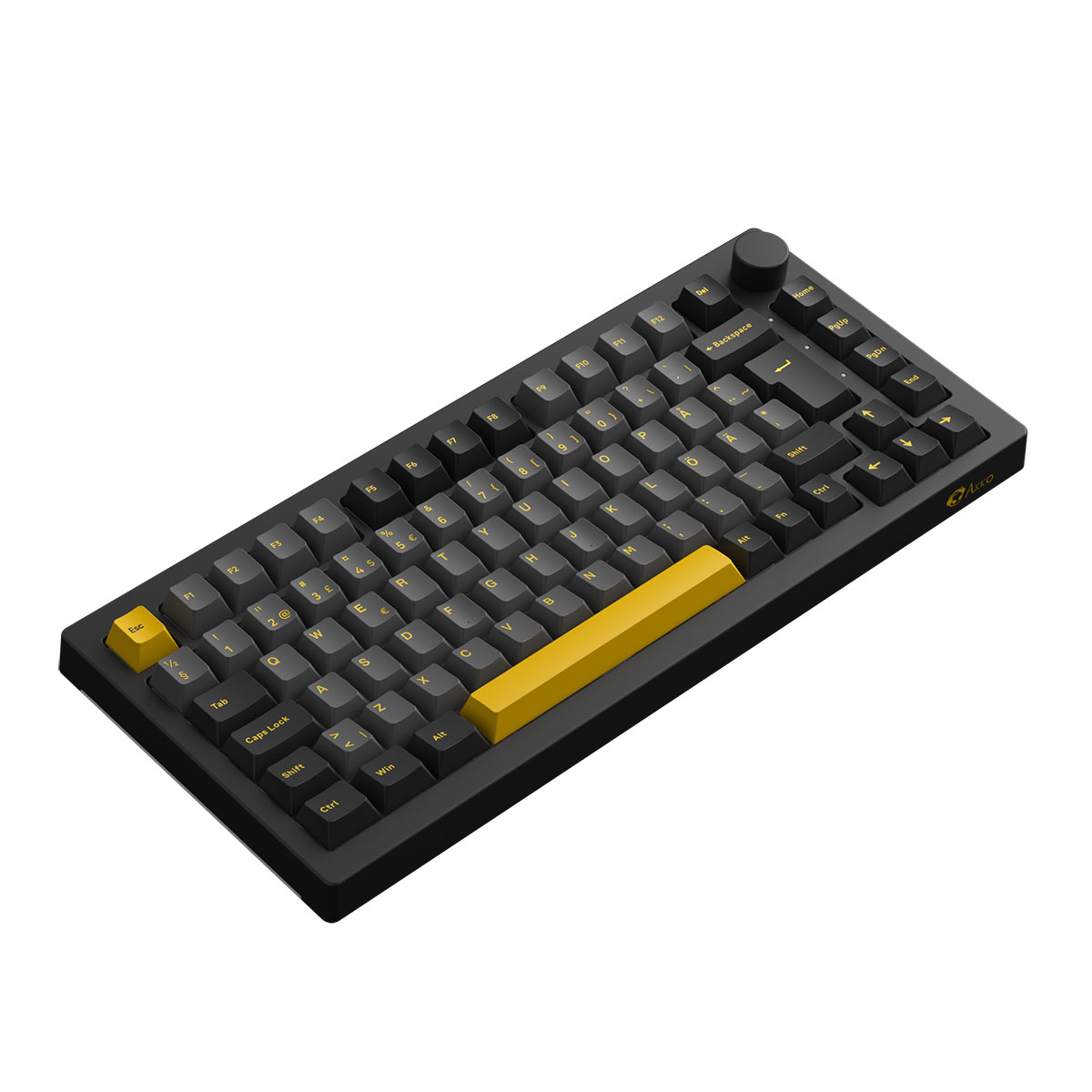 Gamingtangentbord Akkogear 5075B Plus-S Black/Gold