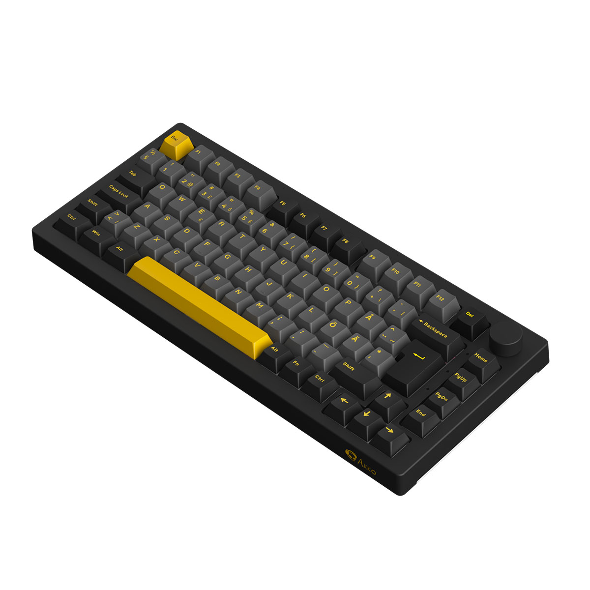 Gamingtangentbord Akkogear 5075B Plus-S Black/Gold