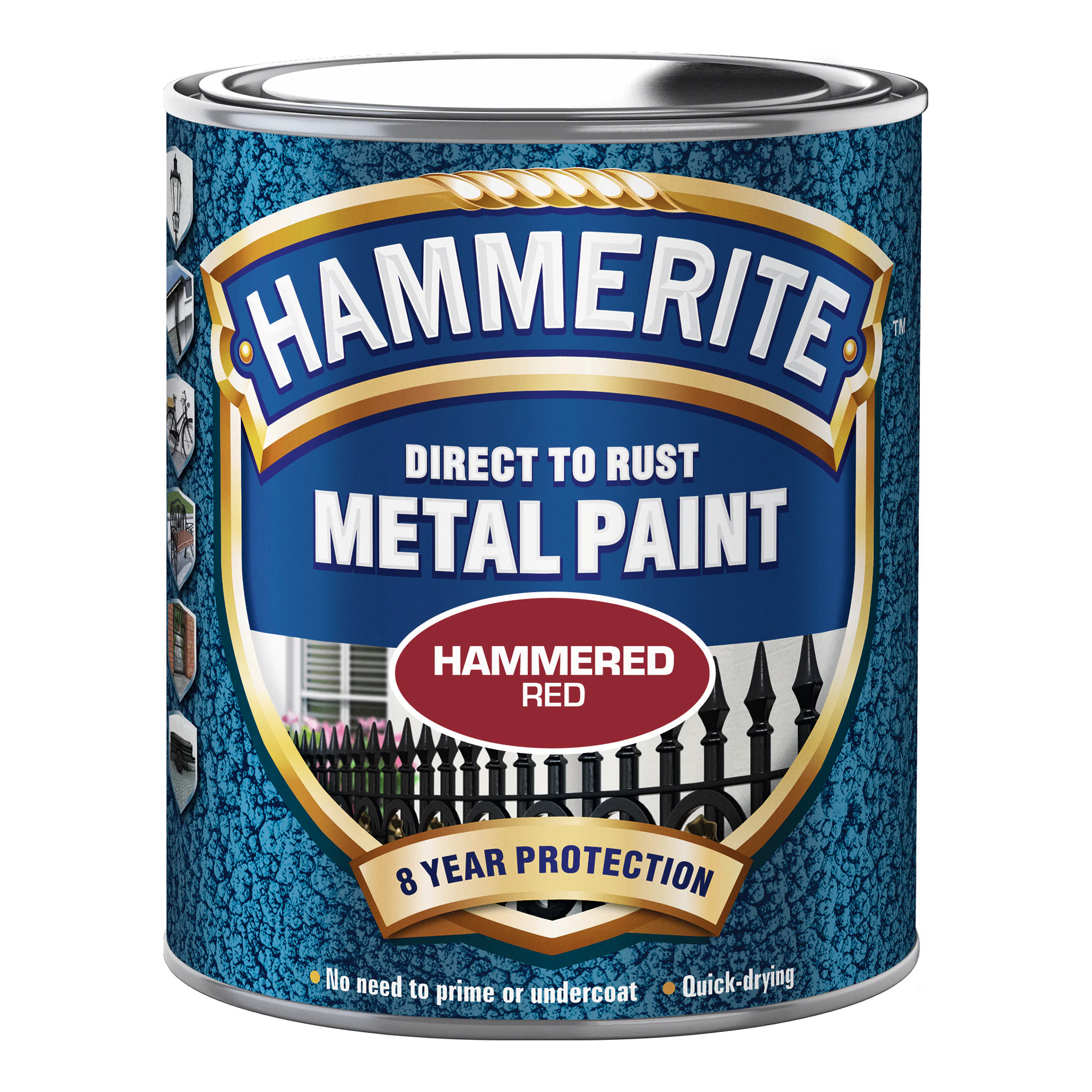 Rostskyddsfärg Hammerite Hammarlack Röd 750ml