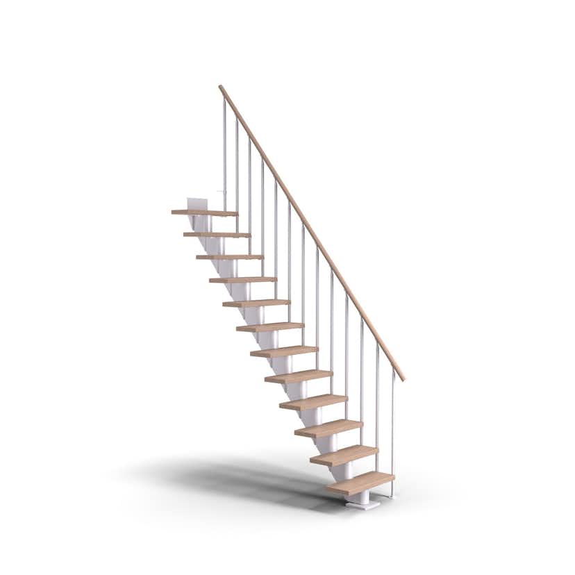 Spartrappa Dolle Frankfurt Ek Vit Oljad Rak Classic II Vit, LxB: 2140x690 mm