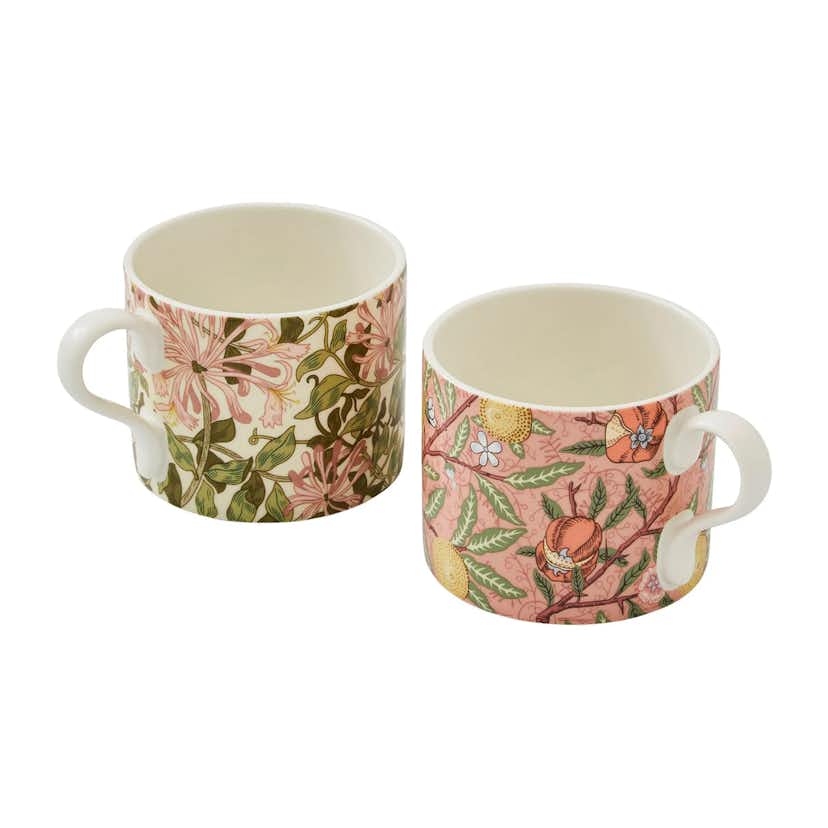 Mugg Spode Fruit & Honeysuckle 34 cl 2 delar