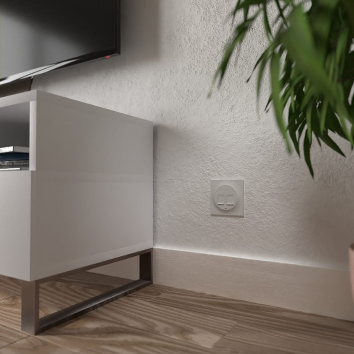 Täcklock Elko One Centrumlock för 2x Keystone