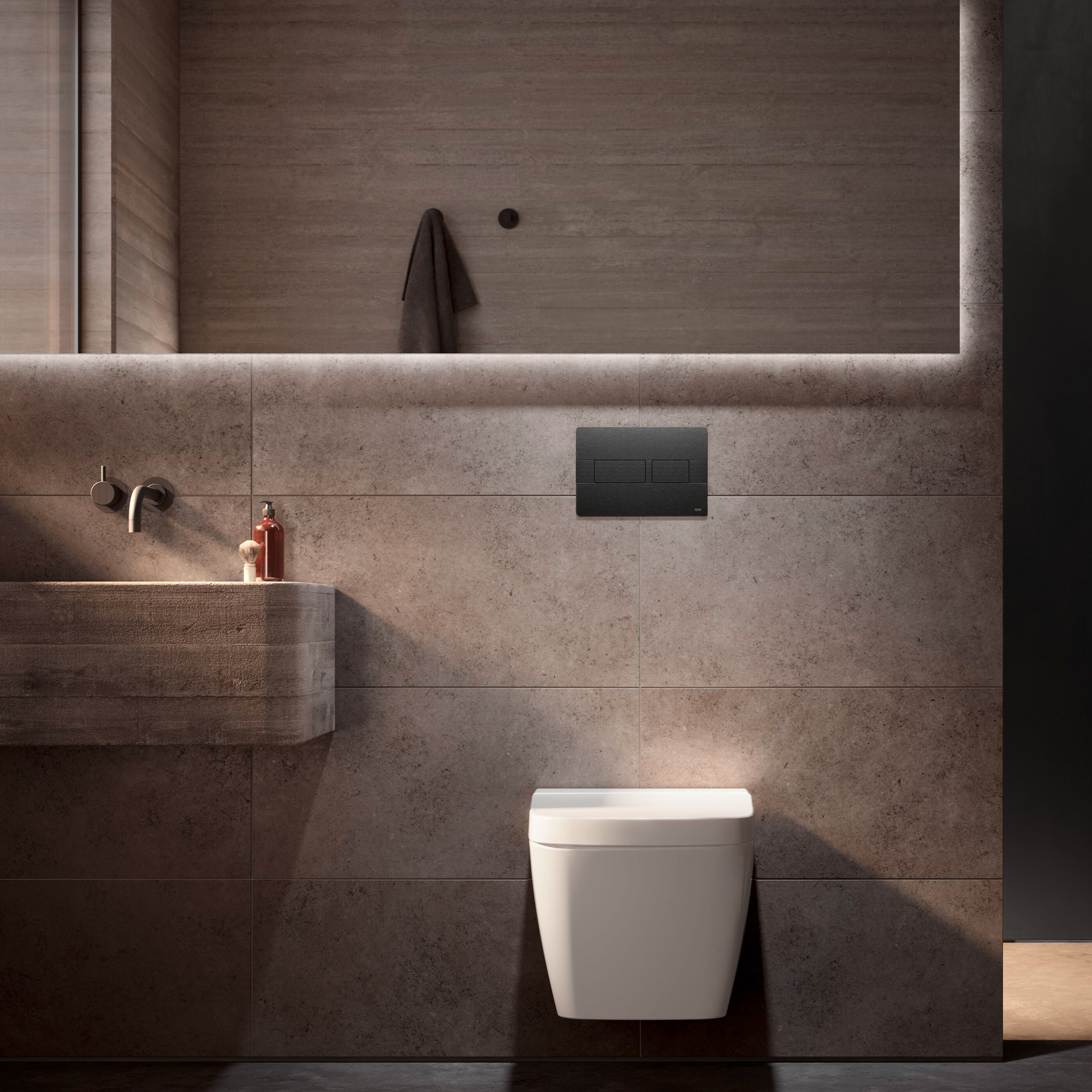 Spolknapp TECE Solid