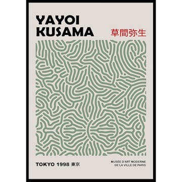 Poster Gallerix Green Pattern Yayoi Kusama