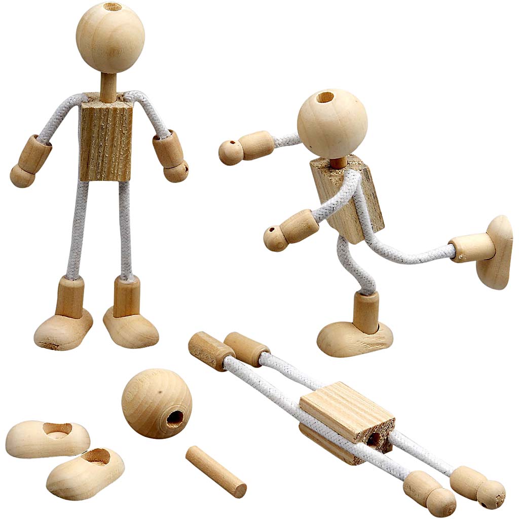 Flexi-Figurer Creativ Company 4 Set/1 Förp