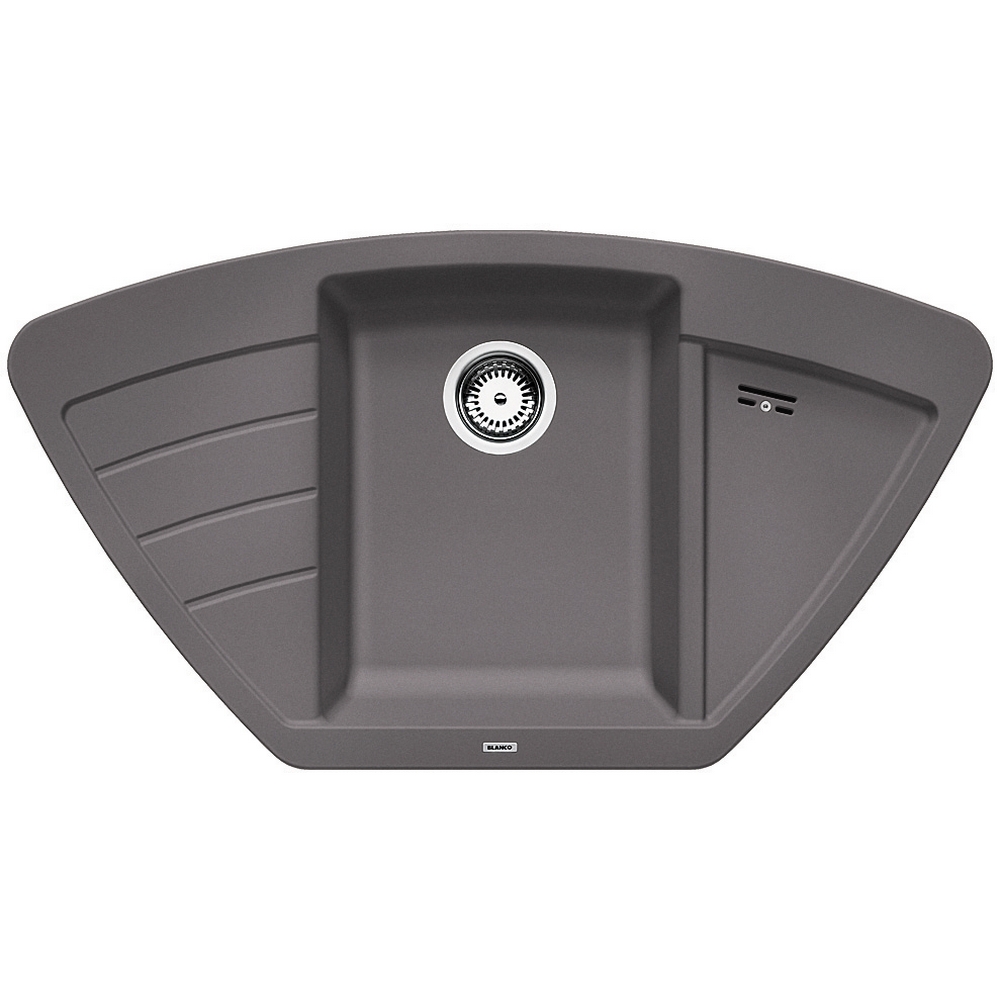 Hörndiskbänk Blanco Zia 9 E Klippgrå