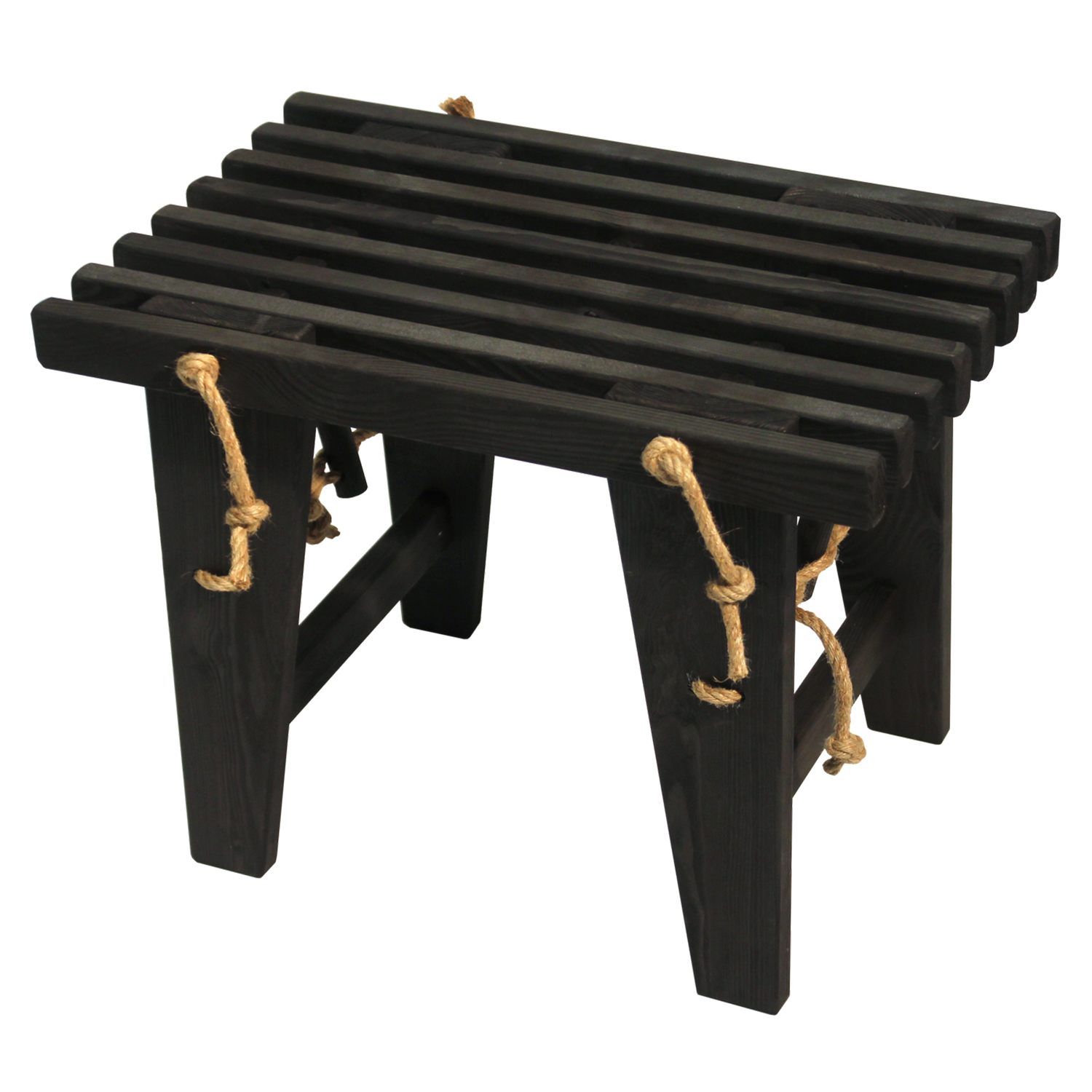 Bänk EcoFurn Ecobench 60 cm Furu Svart Oljad