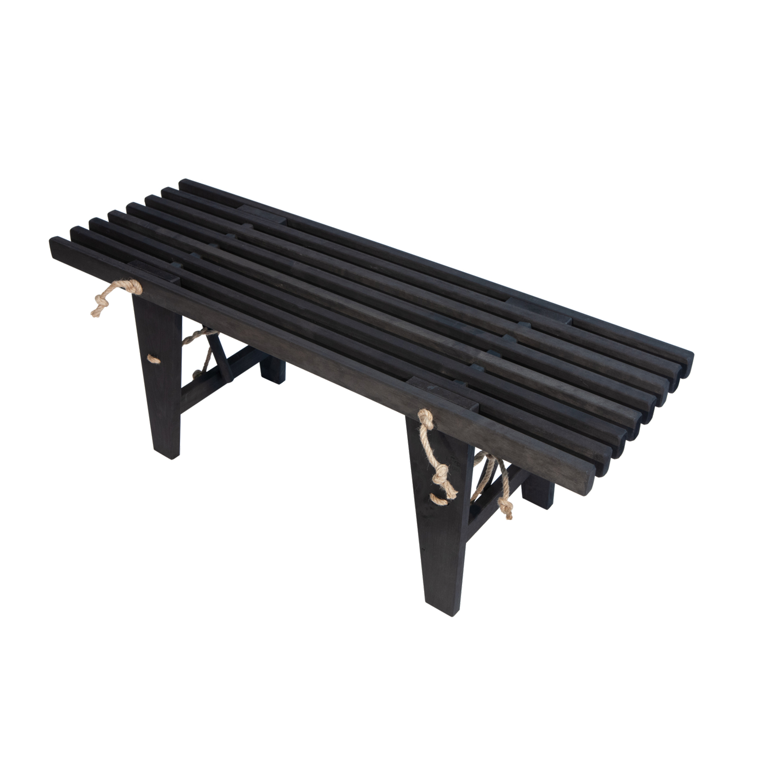 Bänk EcoFurn Ecobench 120 cm Al Svart Oljad