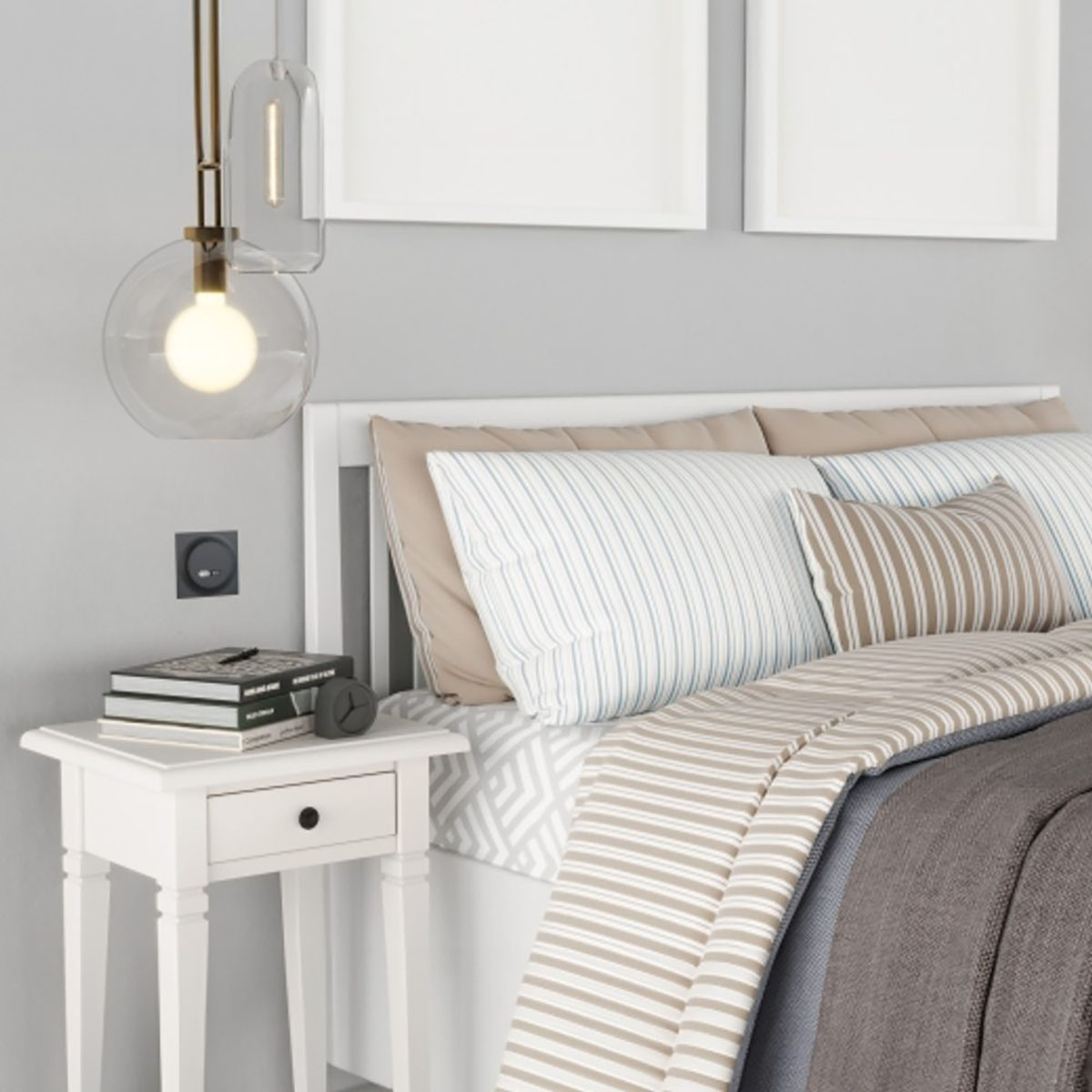 USB-Uttag Elko One Typ A+C 21W Infälld Laddstation Skruvanslutning