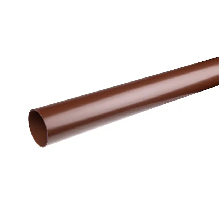 Stuprör Plastmo 3 meter Färg: Brun, 90 mm - 5210453