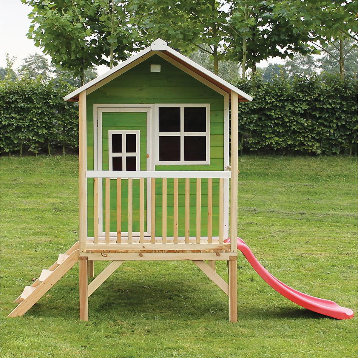 Lekstuga Exit Toys Loft 300 Grön