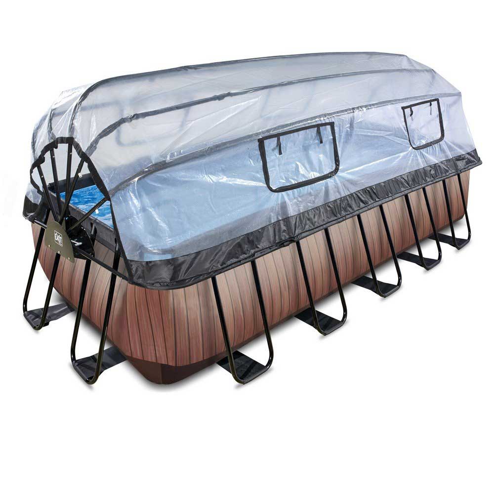 Pool Exit Toys 5,4x2,5 m Premium Med Tak och Värmepump